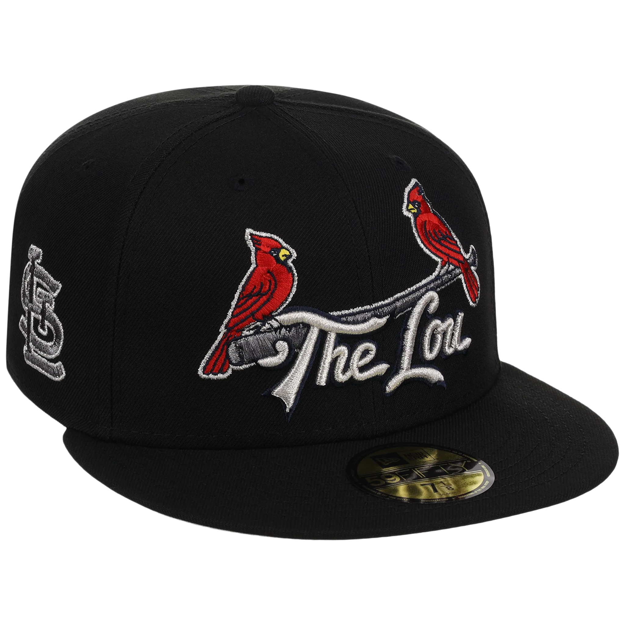 St. Louis Cardinals - St. Louis Crown the City 2.0 'The Lou' New Era 59FIFTY (Black/Black)