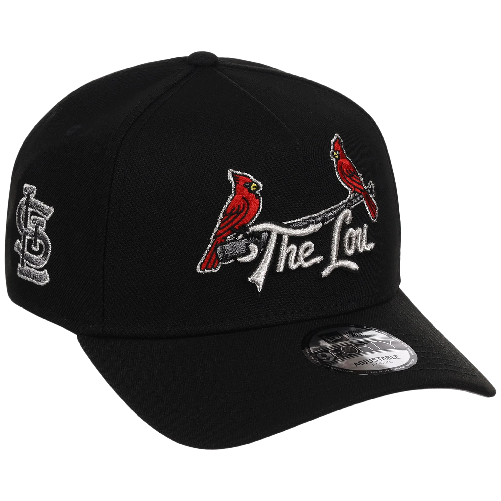 St. Louis Cardinals - St. Louis Crown the City 2.0 'The Lou' New Era 9FORTY (Black/Black)