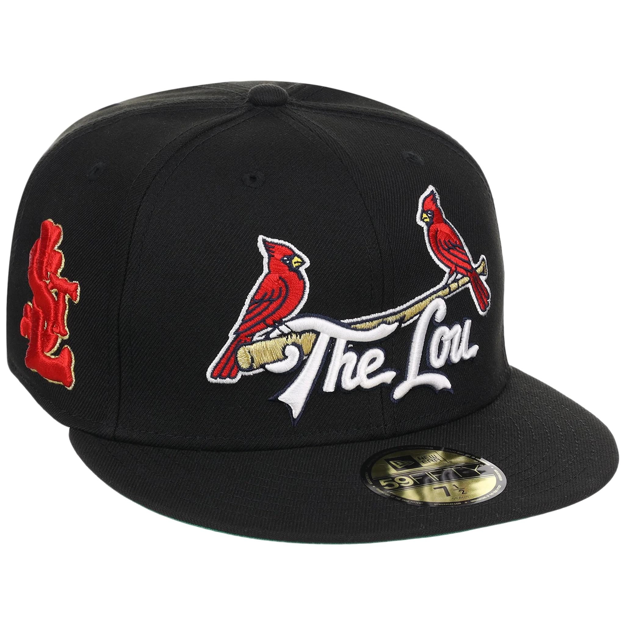 St. Louis Cardinals - St. Louis Crown the City 2.0 'The Lou' New Era 59FIFTY (Black/Black)