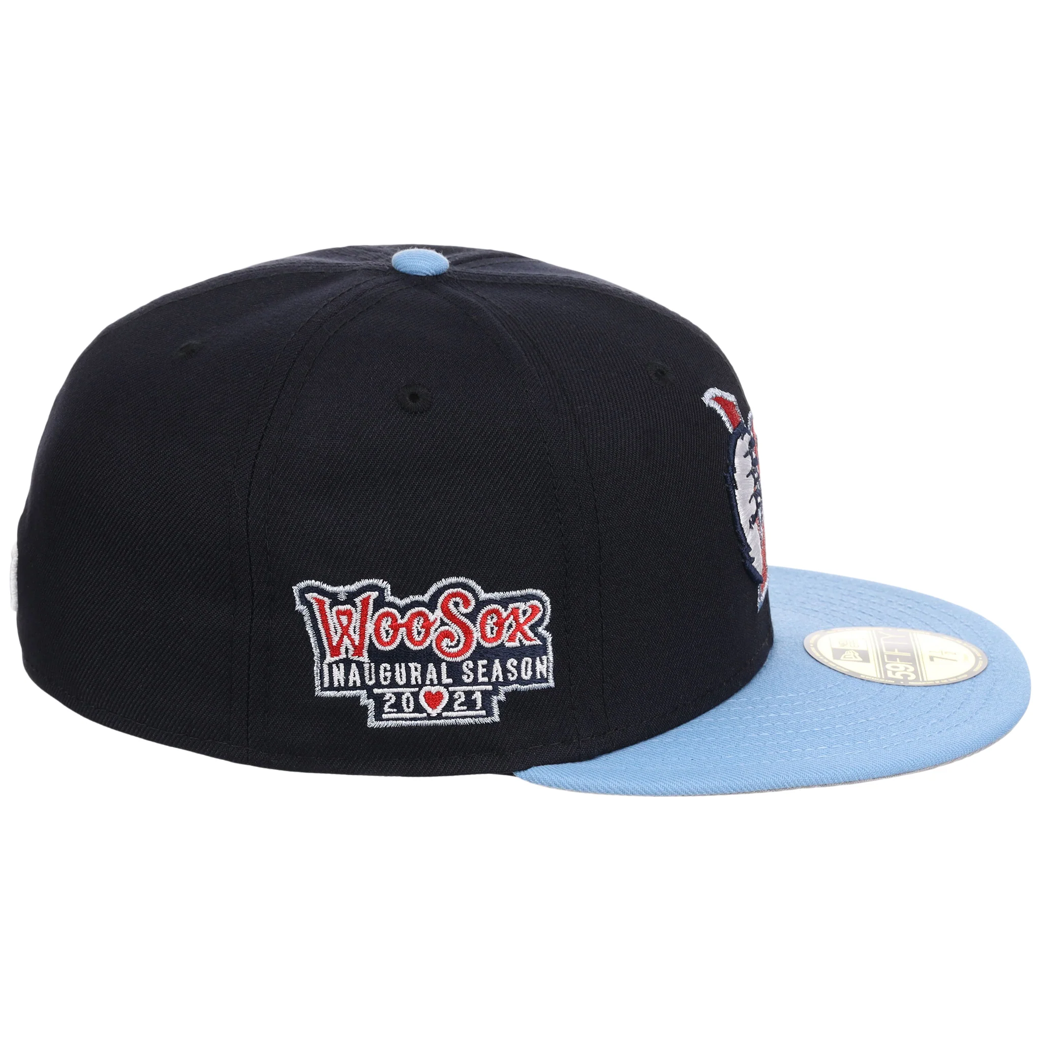 MINOR LEAGUE MONDAY - Worcester Red Sox 'Woo Sox' New Era 59FIFTY 3 MINOR LEAGUE MONDAY - Worcester Red Sox 'Woo Sox' New Era 59FIFTY