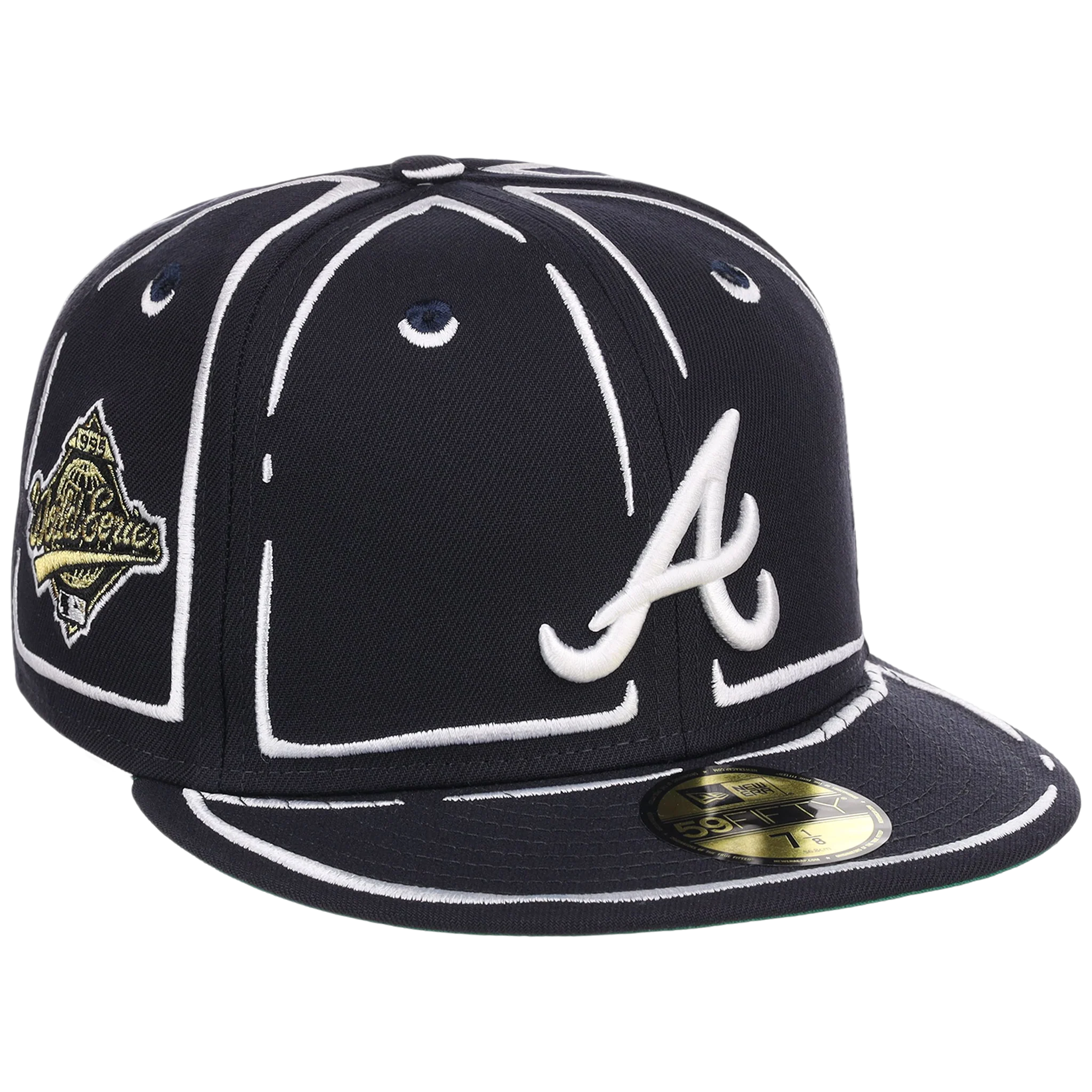 Atlanta Braves Joshua Vides x MLB 'Outline' New Era 59FIFTY Collection