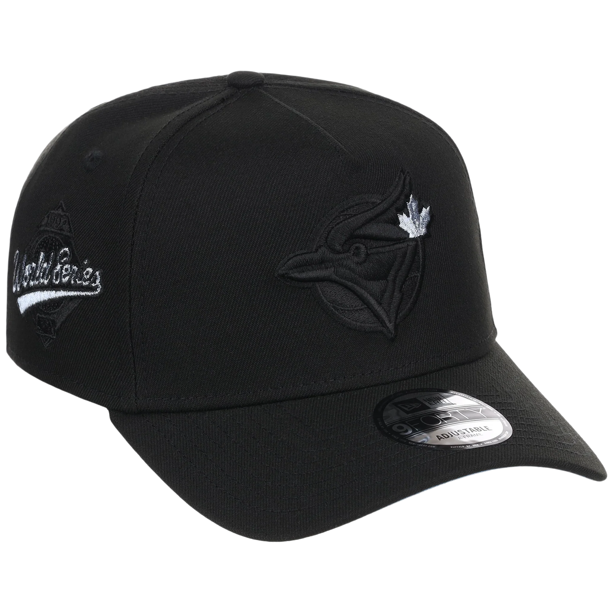 Toronto Blue Jays Toronto Crown the City - Black Pop Sky New Era 9FORTY (Black/Black)