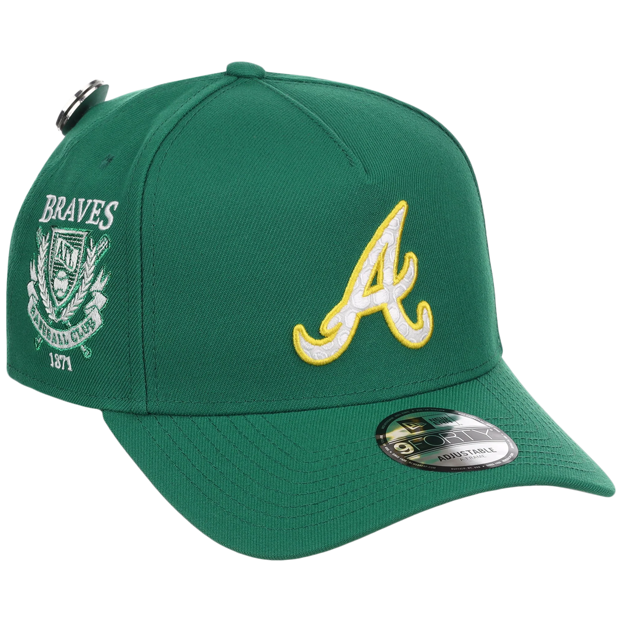 Atlanta Braves MLB Augusta Bloom New Era 9FORTY w/ Golf Pin