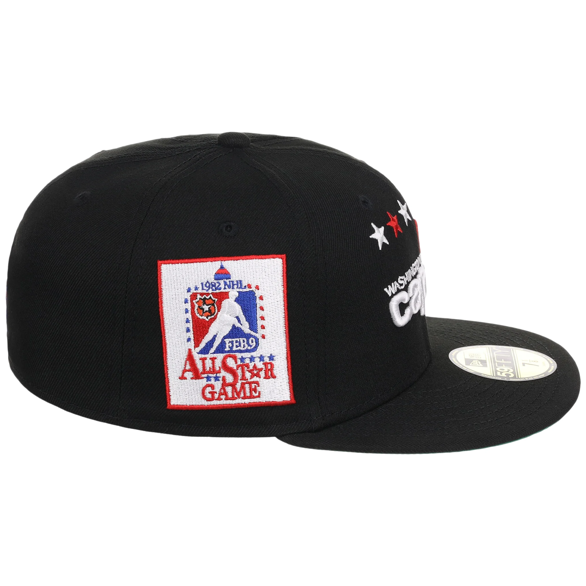 Washington Capitals NHL Black Dome New Era 59FIFTY 3 Washington Capitals NHL Black Dome New Era 59FIFTY