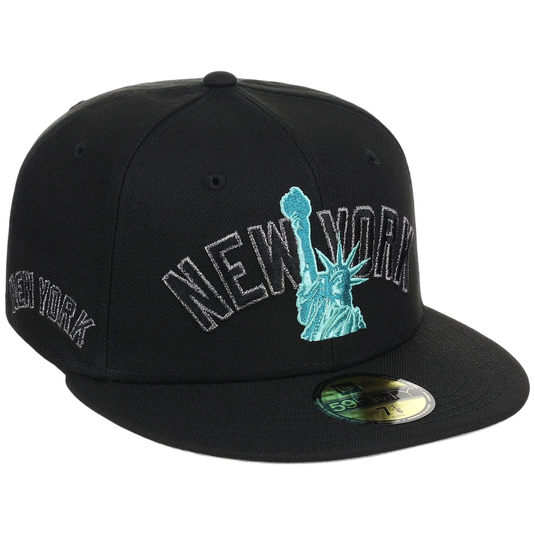 New York Yankees - New York Crown the City -  Liberty New Era 59FIFTY - Black/Black