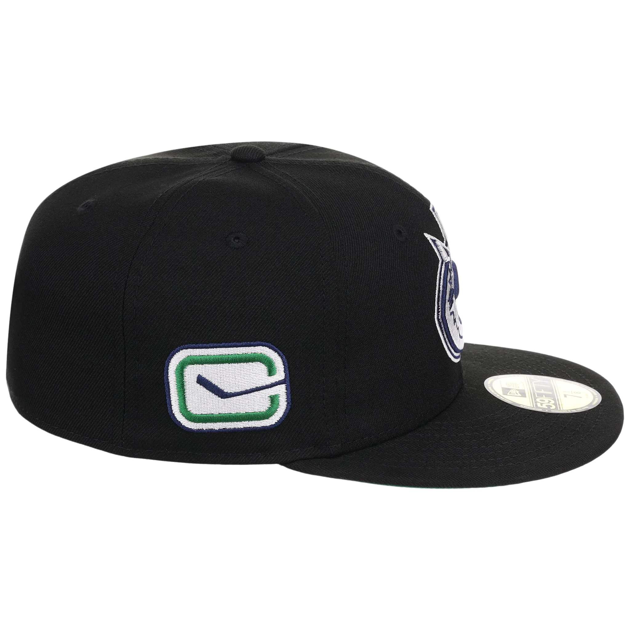 Vancouver Canucks NHL Black Dome New Era 59FIFTY 3 Vancouver Canucks NHL Black Dome New Era 59FIFTY
