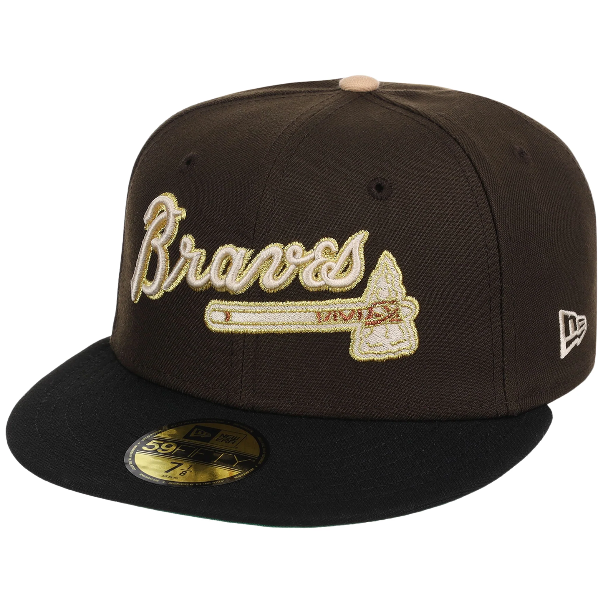 Atlanta Braves High Frequency Funk New Era 59FIFTY Walnut/Black 4 Atlanta Braves High Frequency Funk New Era 59FIFTY Walnut/Black