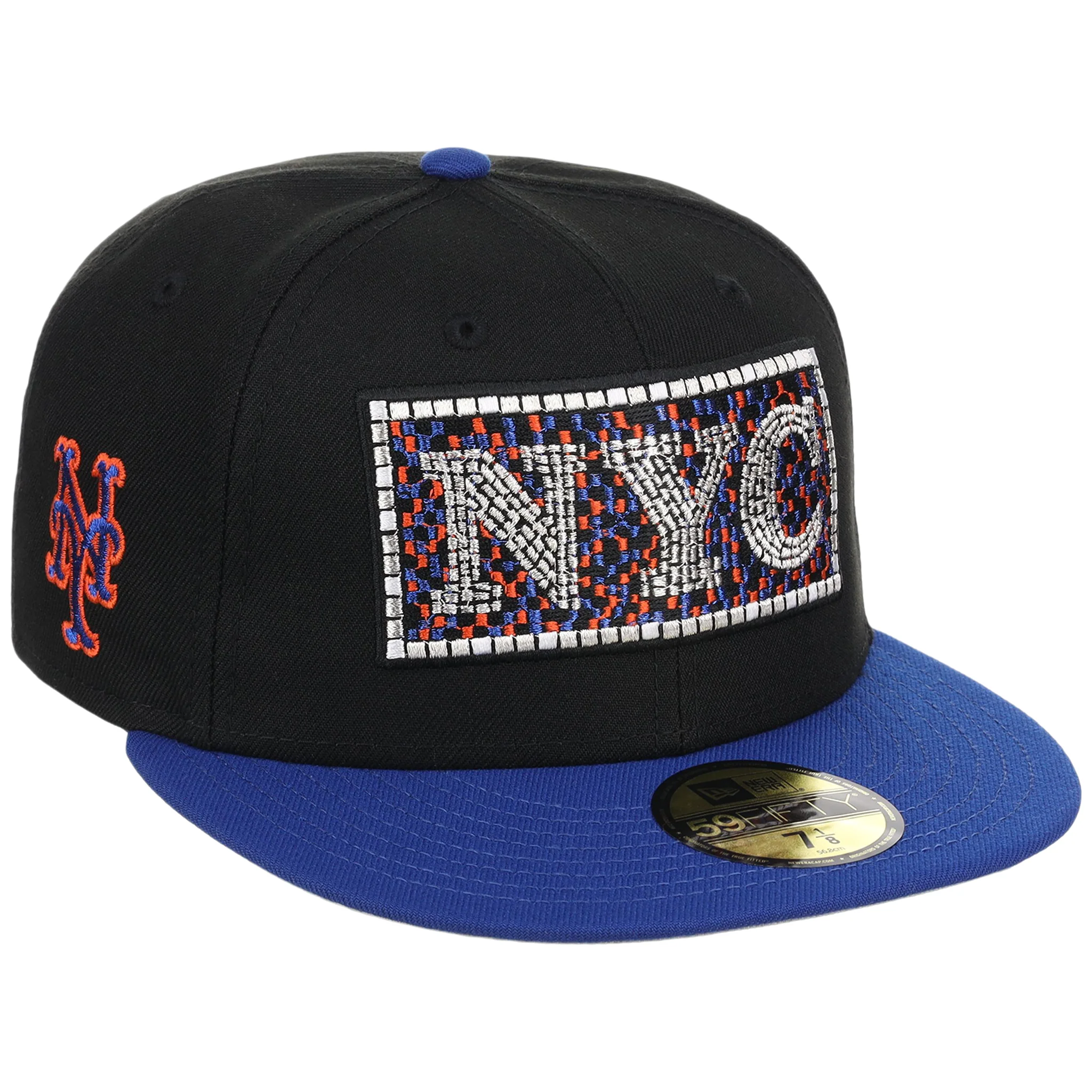 New York Mets - New York Crown the City - Subway Tile New Era 59FIFTY - Black/Royal