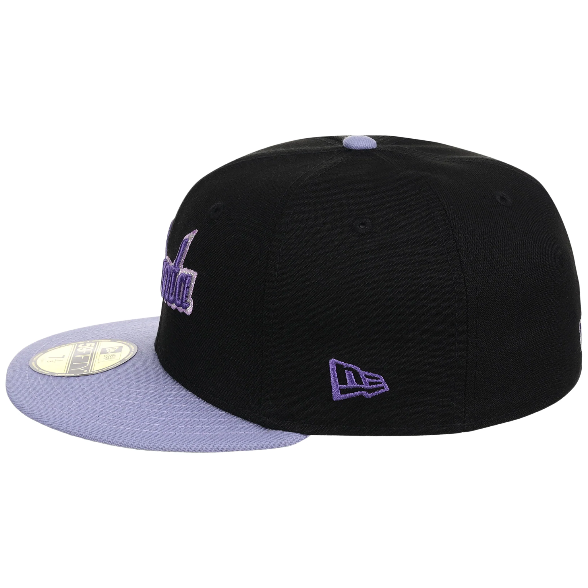 Atlanta Braves High Frequency Funk New Era 59FIFTY Black/Lavender 6 Atlanta Braves High Frequency Funk New Era 59FIFTY Black/Lavender