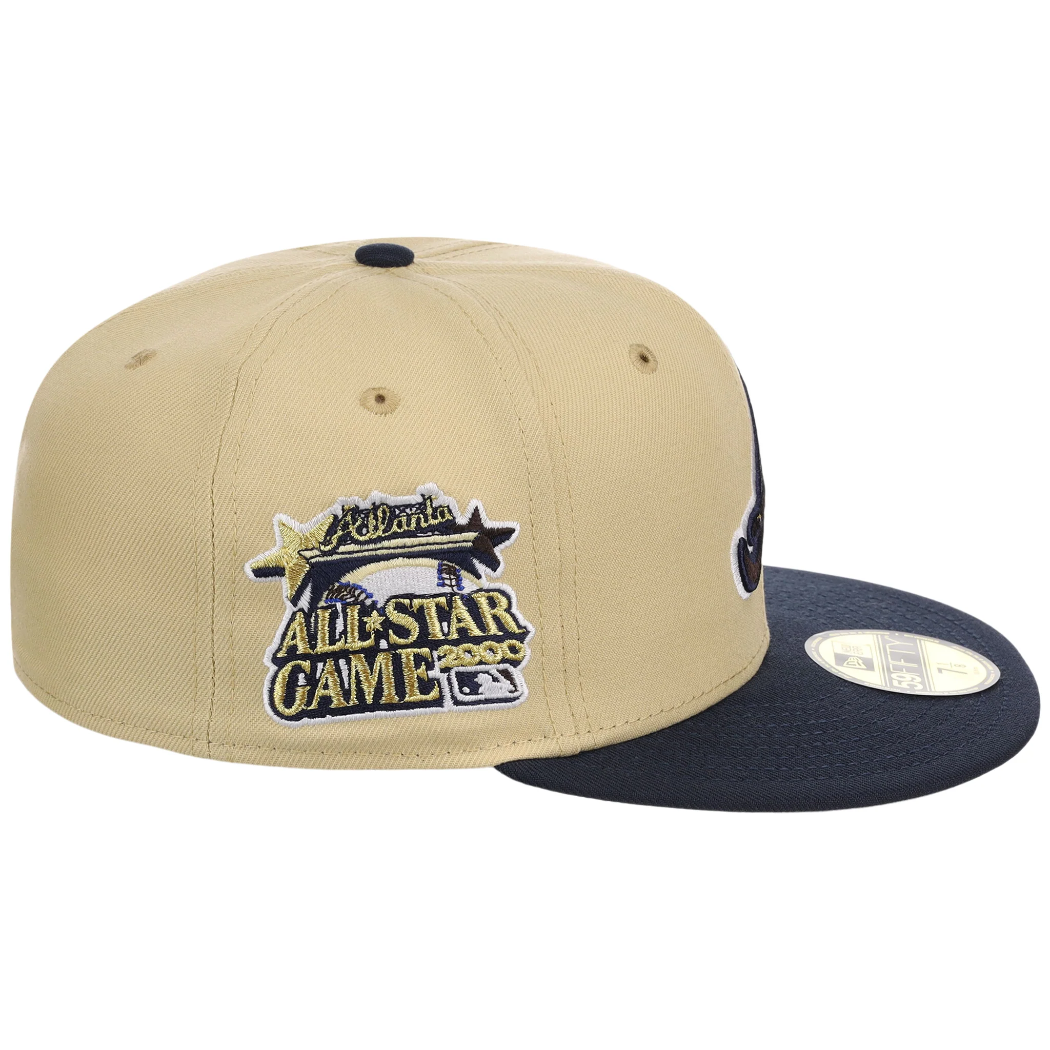 Atlanta Braves High Frequency Funk New Era 59FIFTY Vegas Gold/Navy 3 Atlanta Braves High Frequency Funk New Era 59FIFTY Vegas Gold/Navy