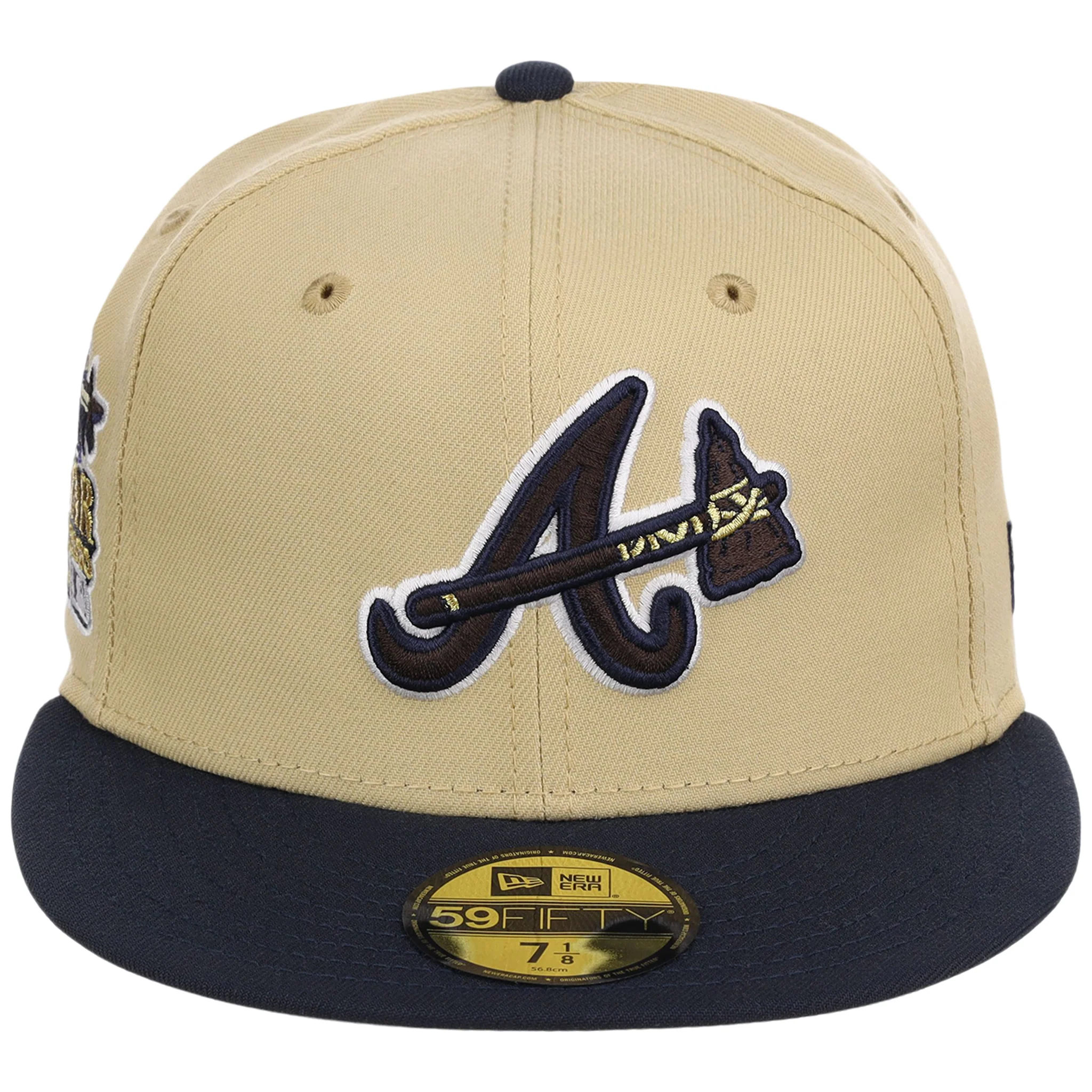 Atlanta Braves High Frequency Funk New Era 59FIFTY Vegas Gold/Navy 5 Atlanta Braves High Frequency Funk New Era 59FIFTY Vegas Gold/Navy