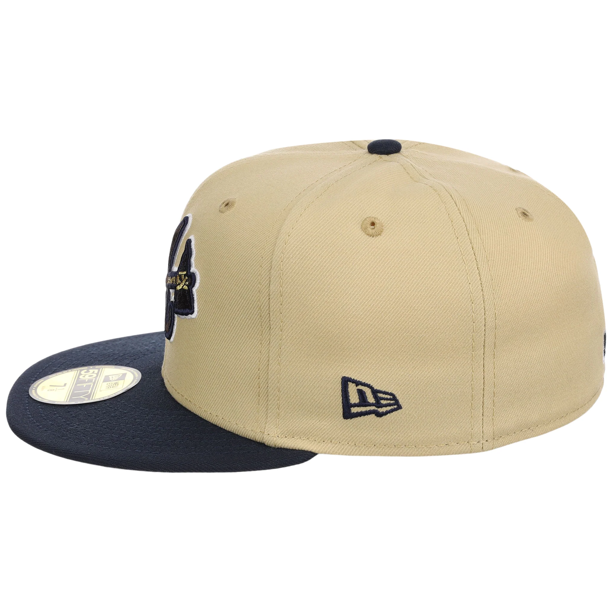 Atlanta Braves High Frequency Funk New Era 59FIFTY Vegas Gold/Navy 6 Atlanta Braves High Frequency Funk New Era 59FIFTY Vegas Gold/Navy