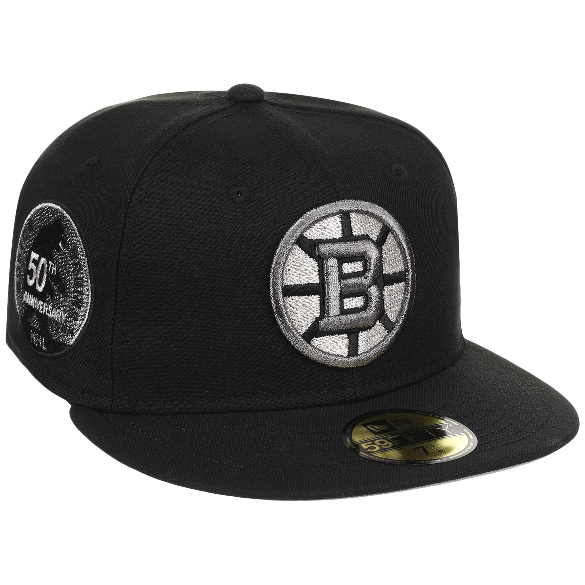 Boston Bruins NHL Liquid Titanium New Era 59FIFTY