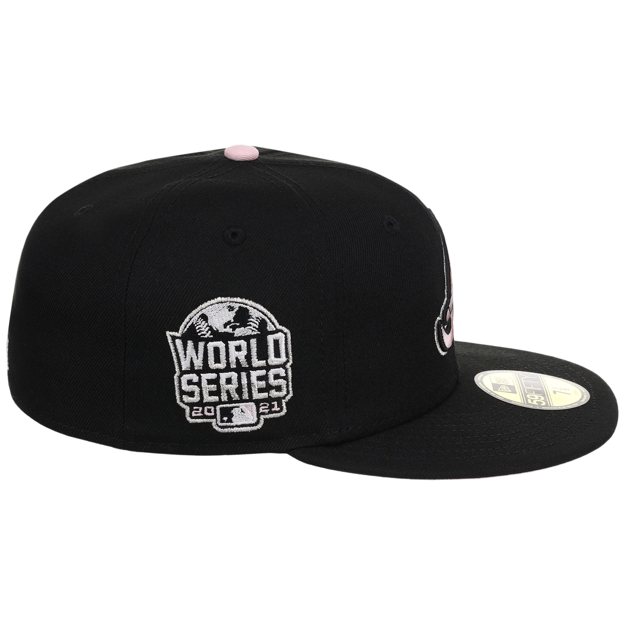 Atlanta Braves High Frequency Funk New Era 59FIFTY Black/Pink 3 Atlanta Braves High Frequency Funk New Era 59FIFTY Black/Pink