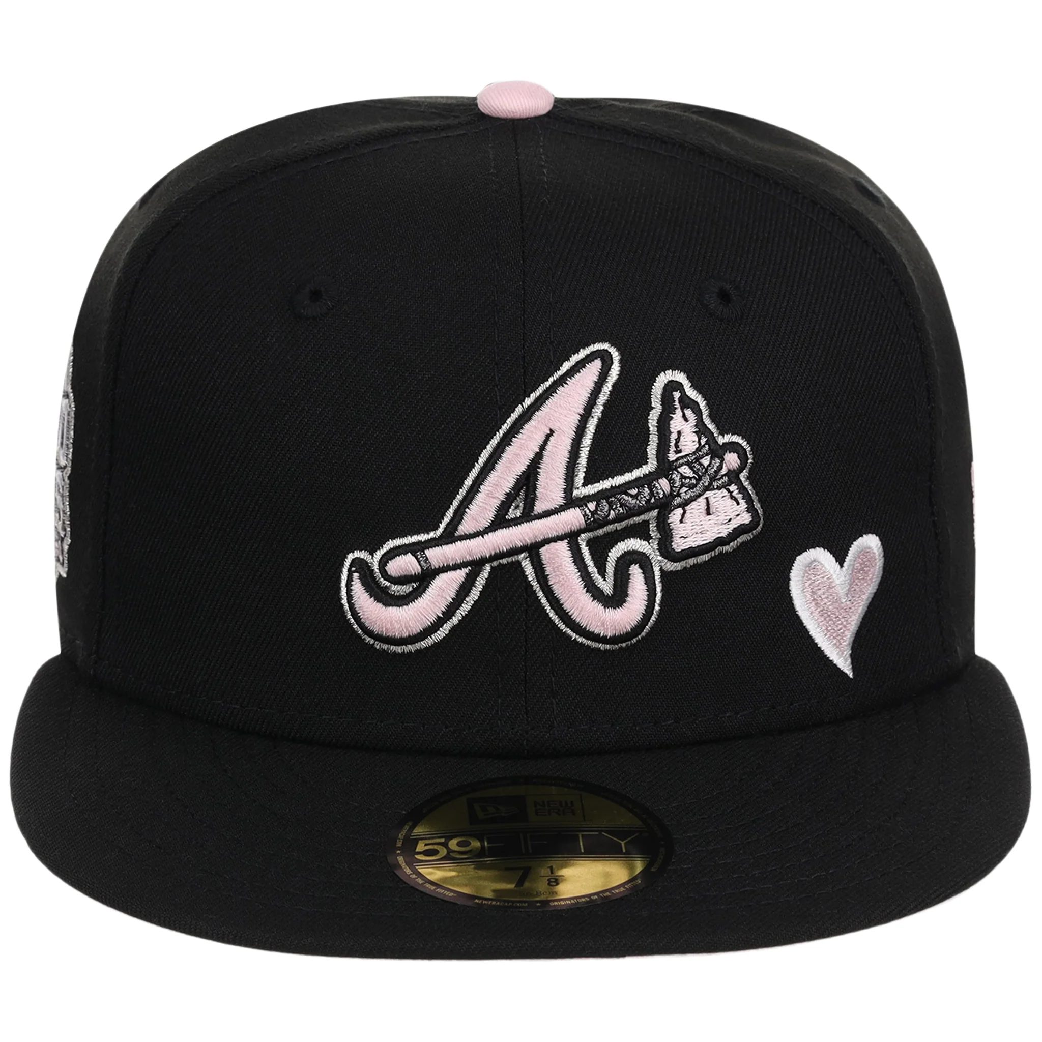 Atlanta Braves High Frequency Funk New Era 59FIFTY Black/Pink 5 Atlanta Braves High Frequency Funk New Era 59FIFTY Black/Pink