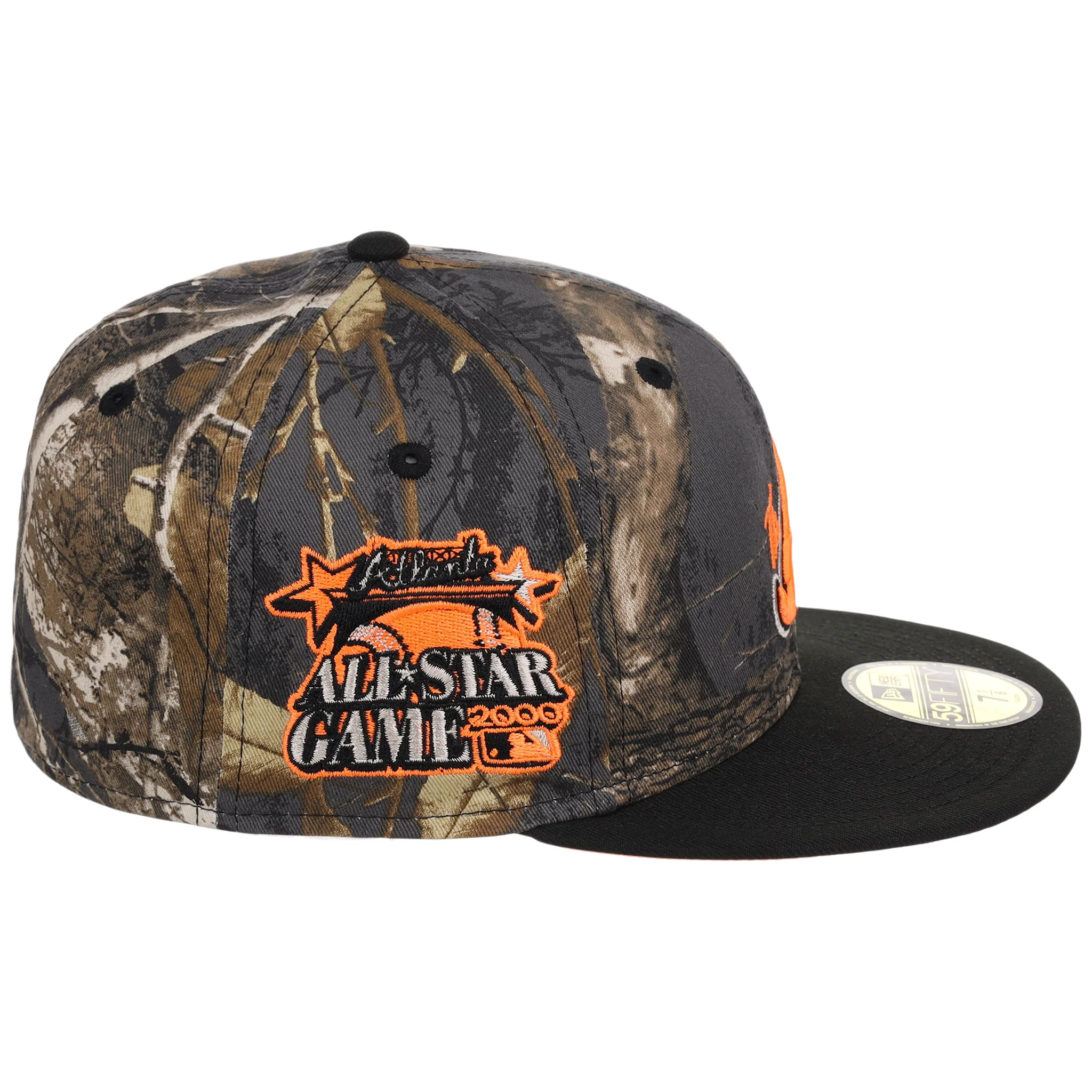 Atlanta Braves MLB Black Realtree 'Flame' New Era 59FIFTY 3 Atlanta Braves MLB Black Realtree 'Flame' New Era 59FIFTY