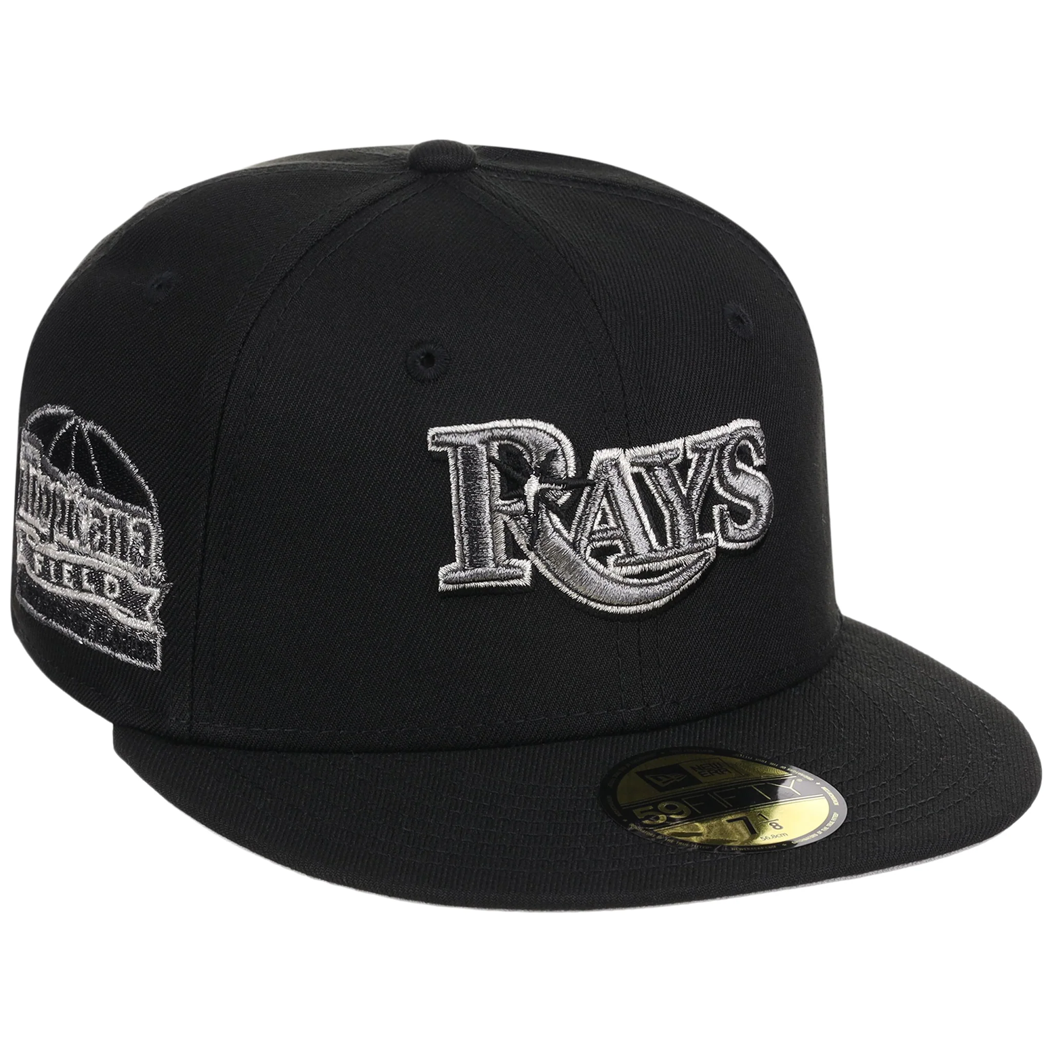 Tampa Bay Rays MLB Liquid Titanium New Era 59FIFTY