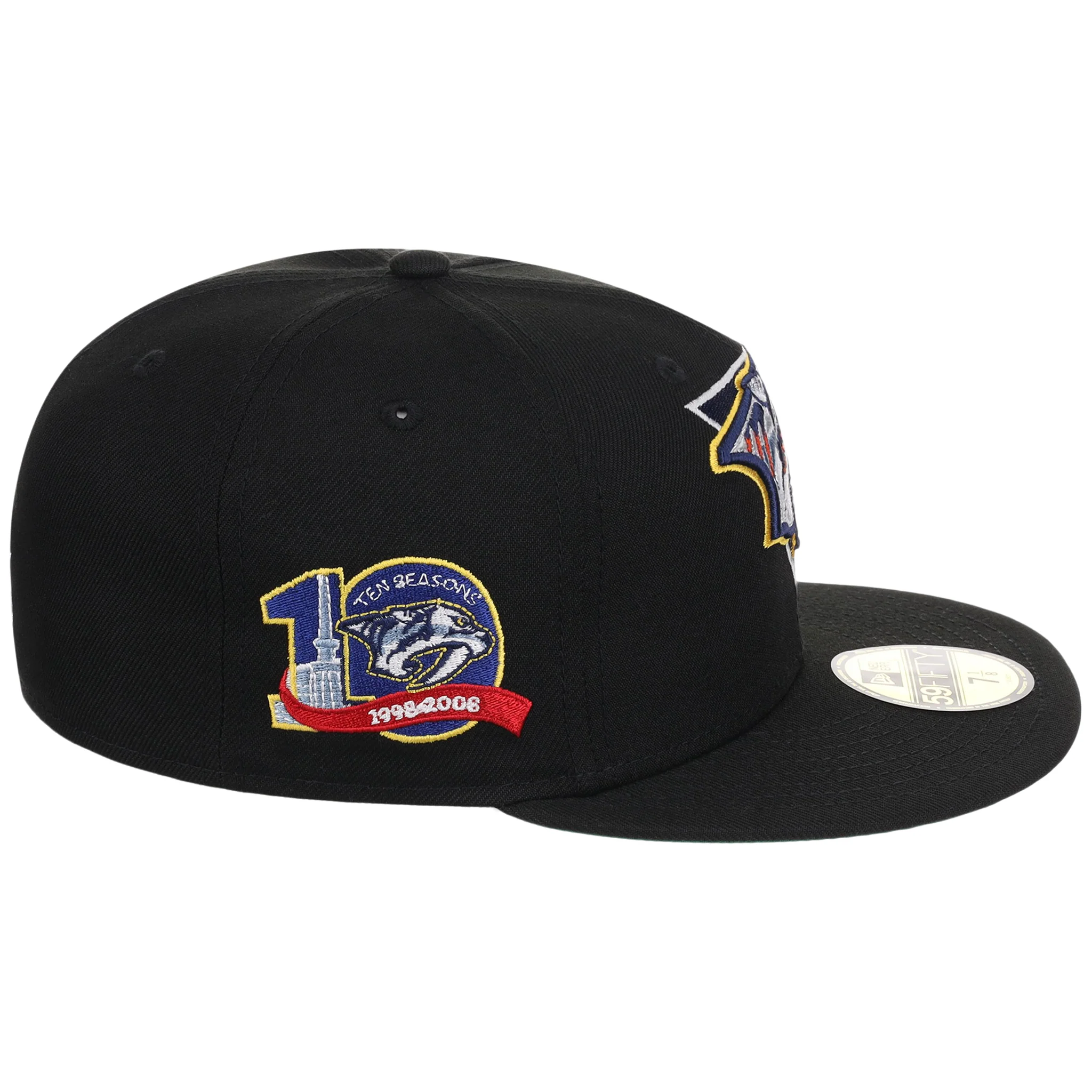 Nashville Predators NHL Black Dome New Era 59FIFTY 3 Nashville Predators NHL Black Dome New Era 59FIFTY