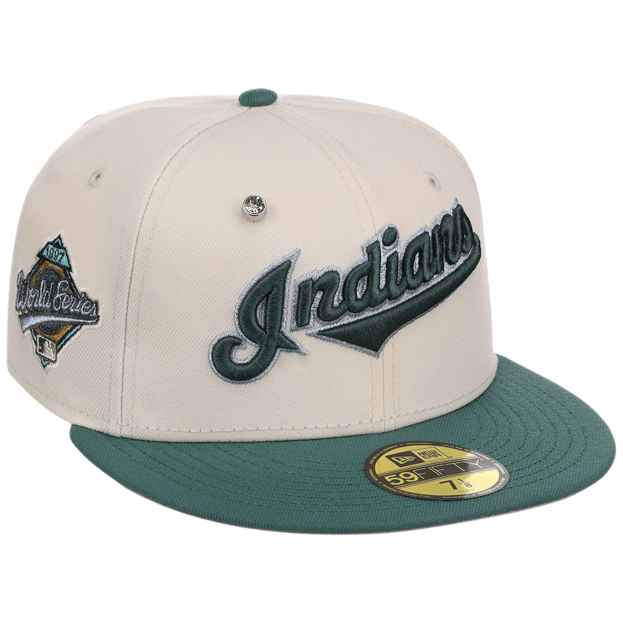 Cleveland Indians MLB Cream Lichen New Era 59FIFTY