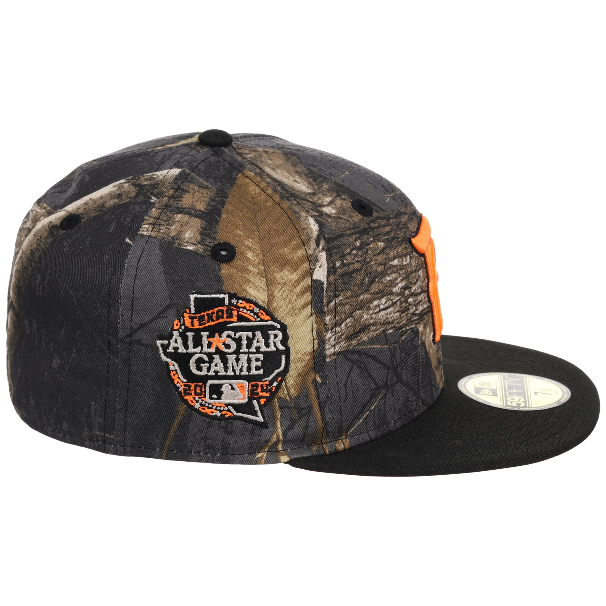 Texas Rangers MLB Black Realtree 'Flame' New Era 59FIFTY 3 Texas Rangers MLB Black Realtree 'Flame' New Era 59FIFTY