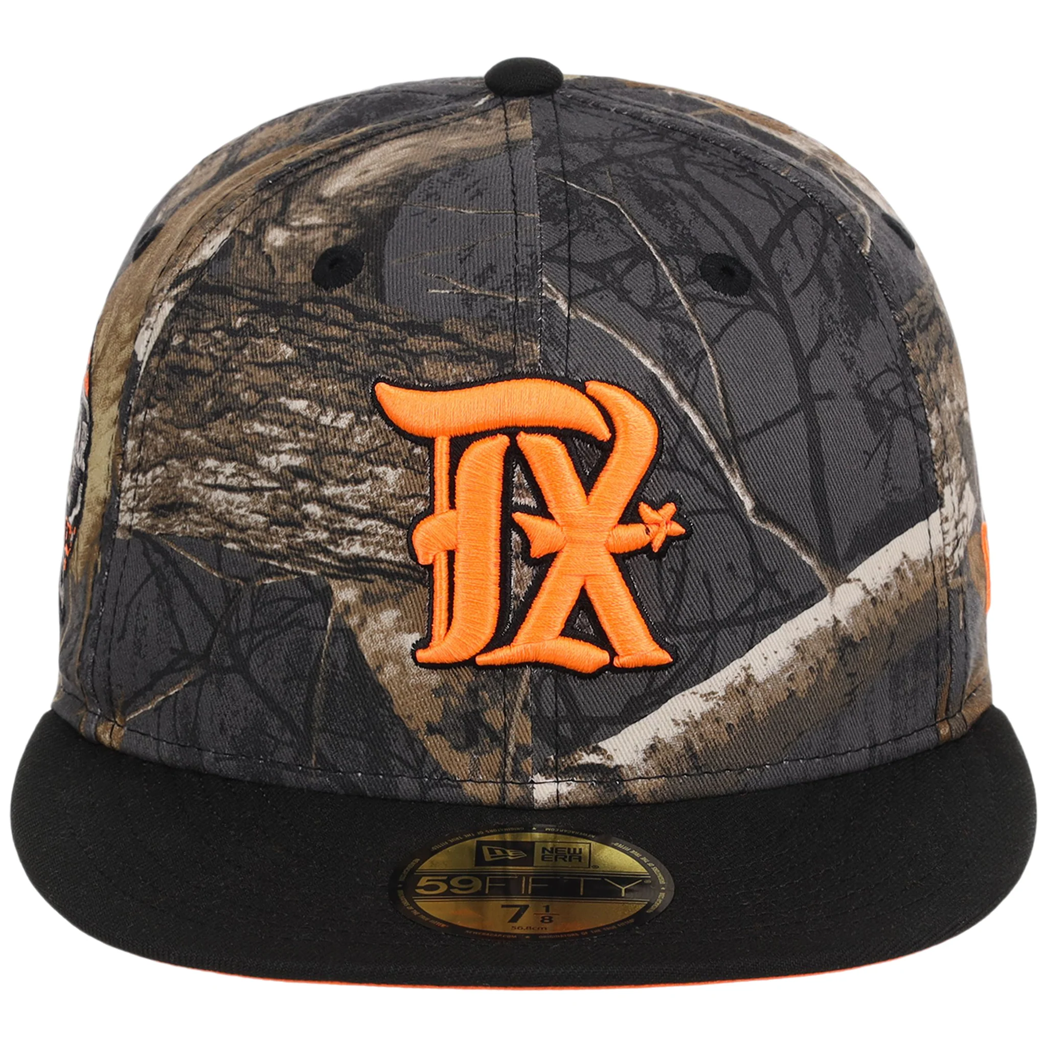Texas Rangers MLB Black Realtree 'Flame' New Era 59FIFTY 5 Texas Rangers MLB Black Realtree 'Flame' New Era 59FIFTY