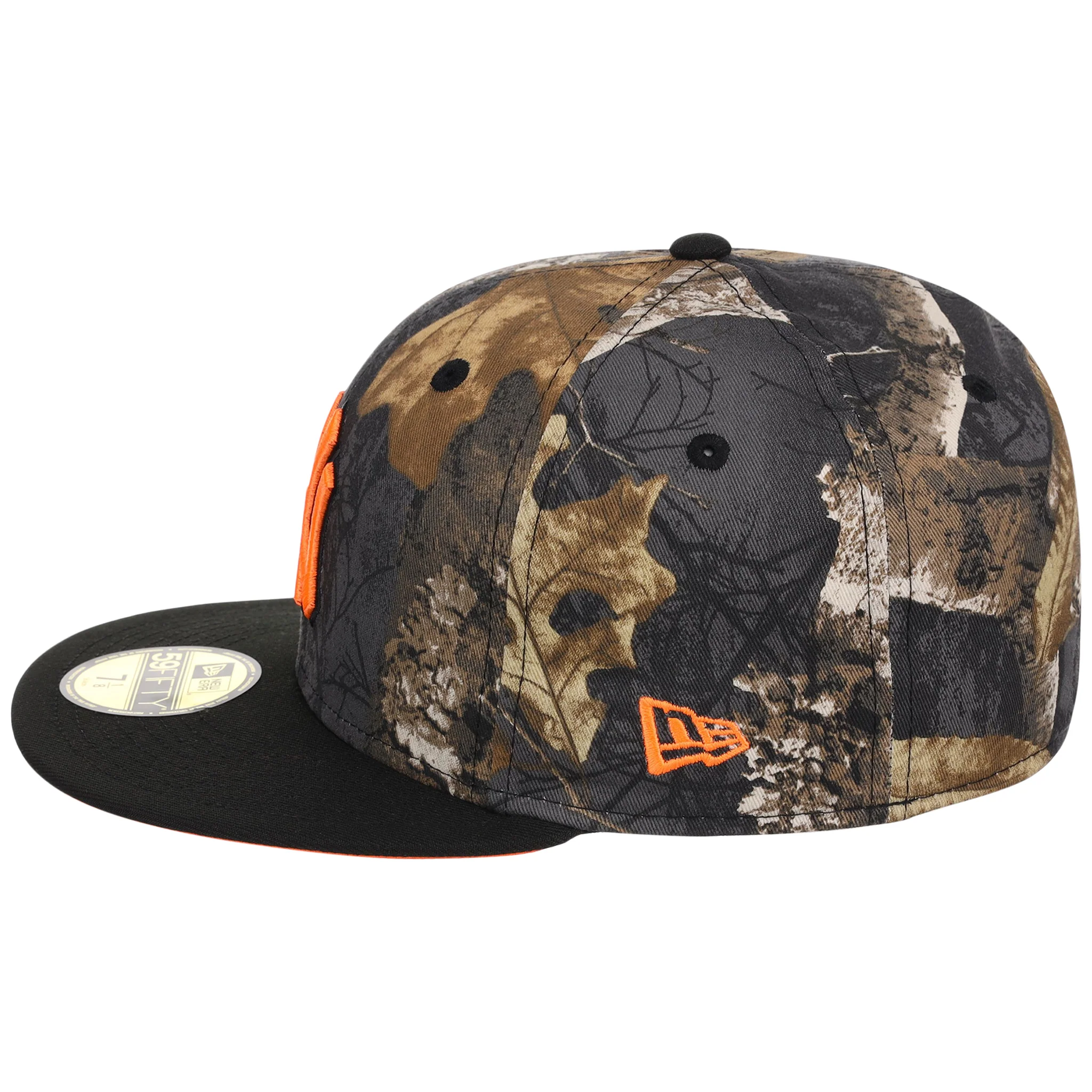 New York Yankees MLB Black Realtree 'Flame' New Era 59FIFTY 6 New York Yankees MLB Black Realtree 'Flame' New Era 59FIFTY