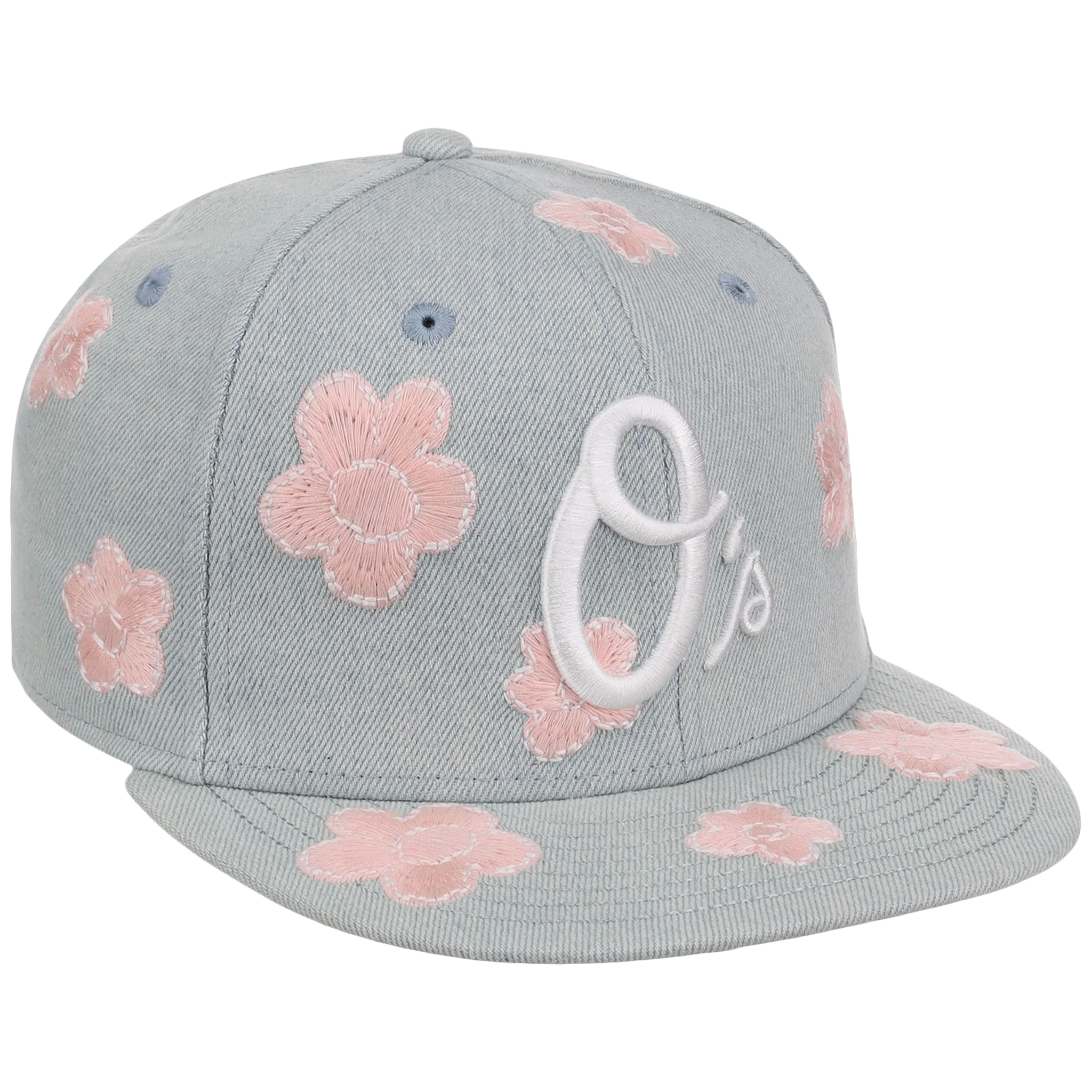 Baltimore Orioles MLB Denim Flower New Era 59FIFTY