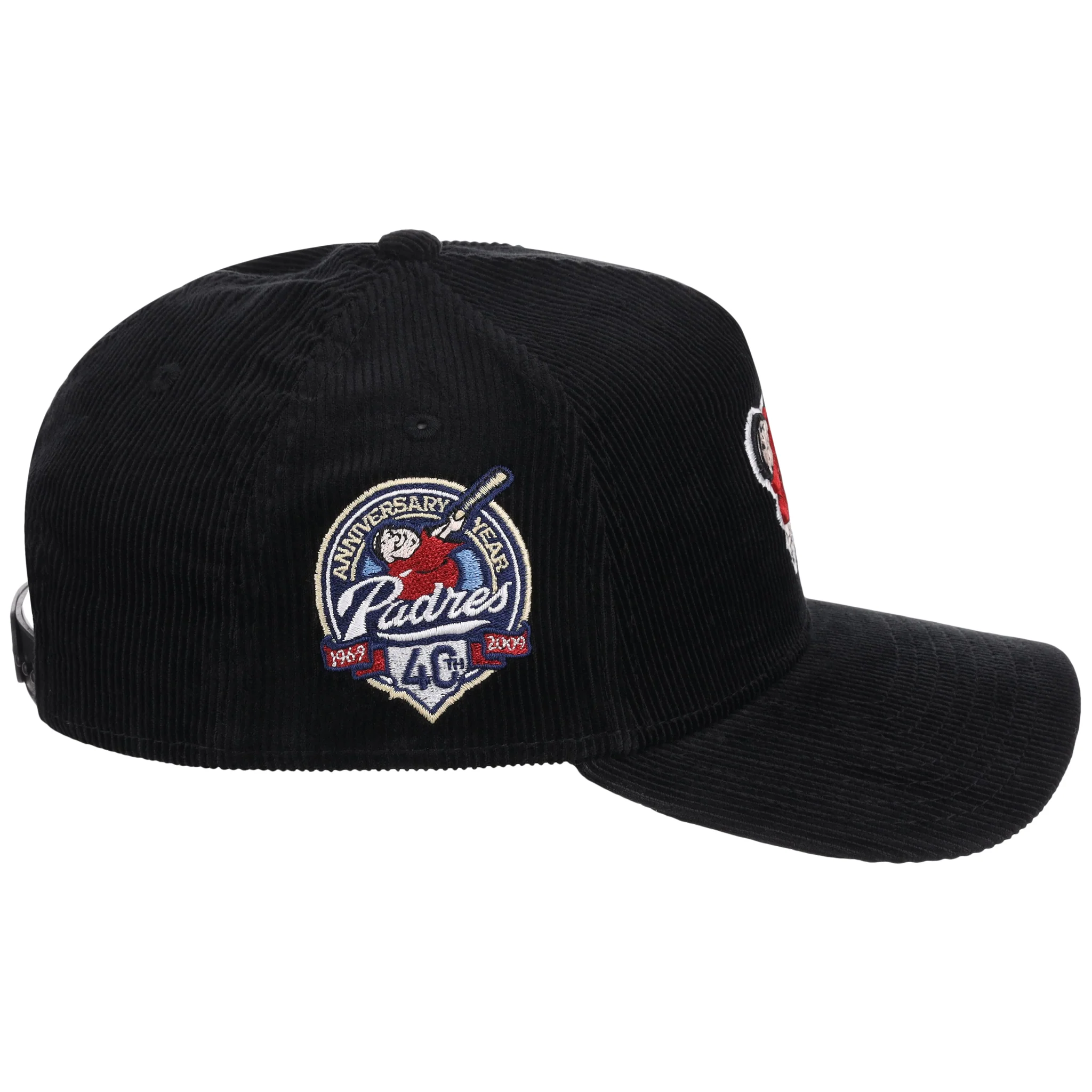 San Diego Padres MLB Black Cord New Era 9FORTY 3 San Diego Padres MLB Black Cord New Era 9FORTY