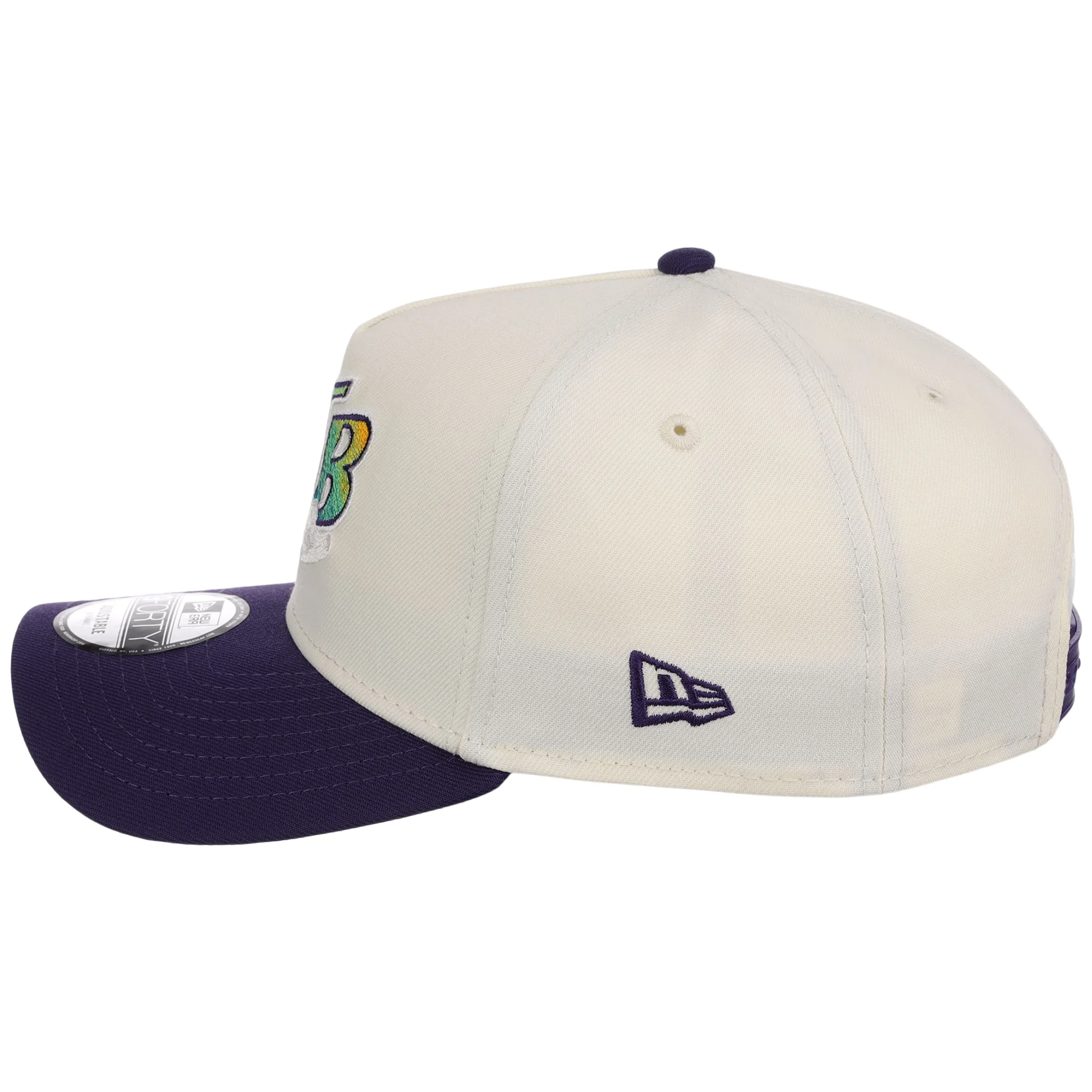 Tampa Bay Rays MLB Chrome Pop New Era 9FORTY 6 Tampa Bay Rays MLB Chrome Pop New Era 9FORTY