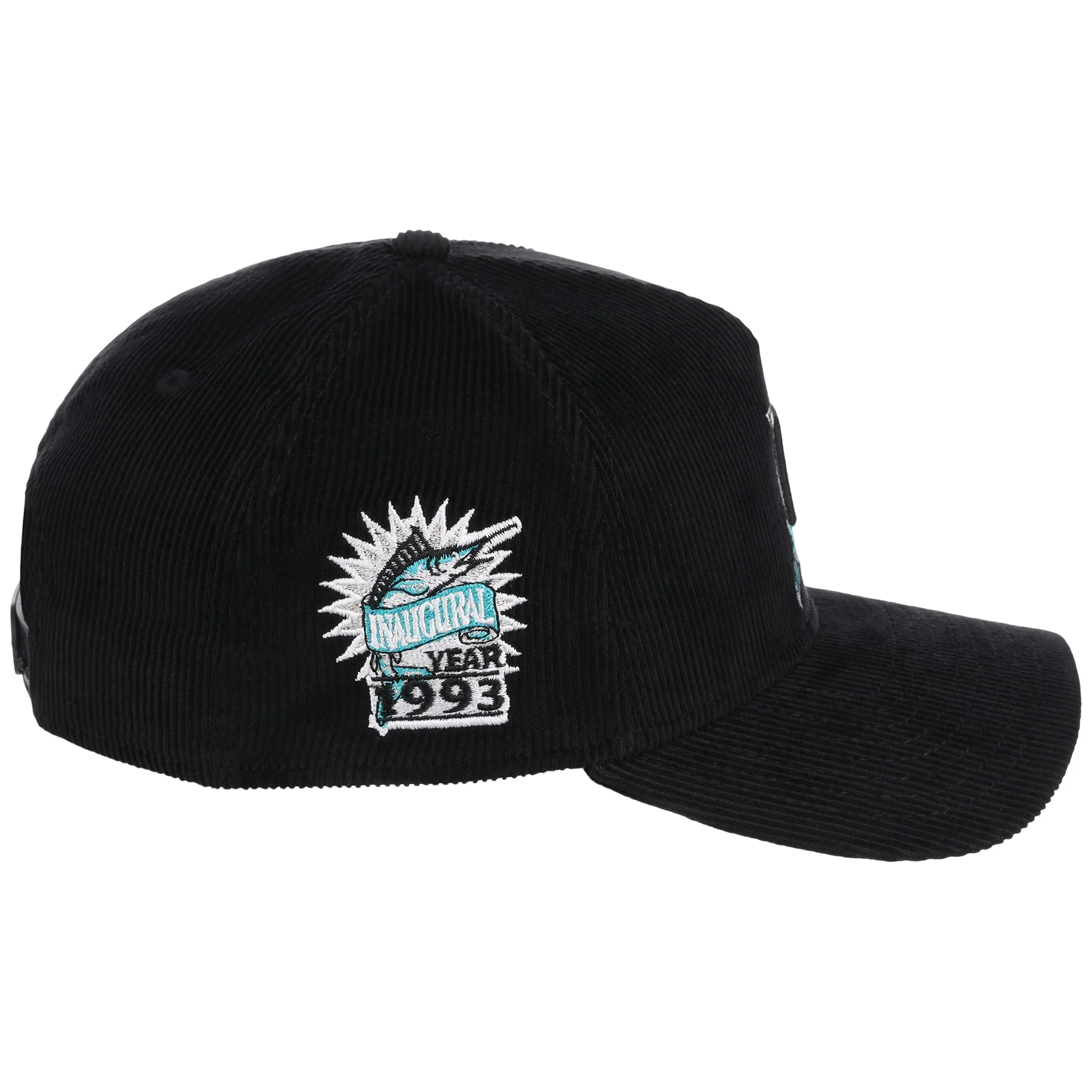 Florida Marlins MLB Black Cord New Era 9FORTY 3 Florida Marlins MLB Black Cord New Era 9FORTY