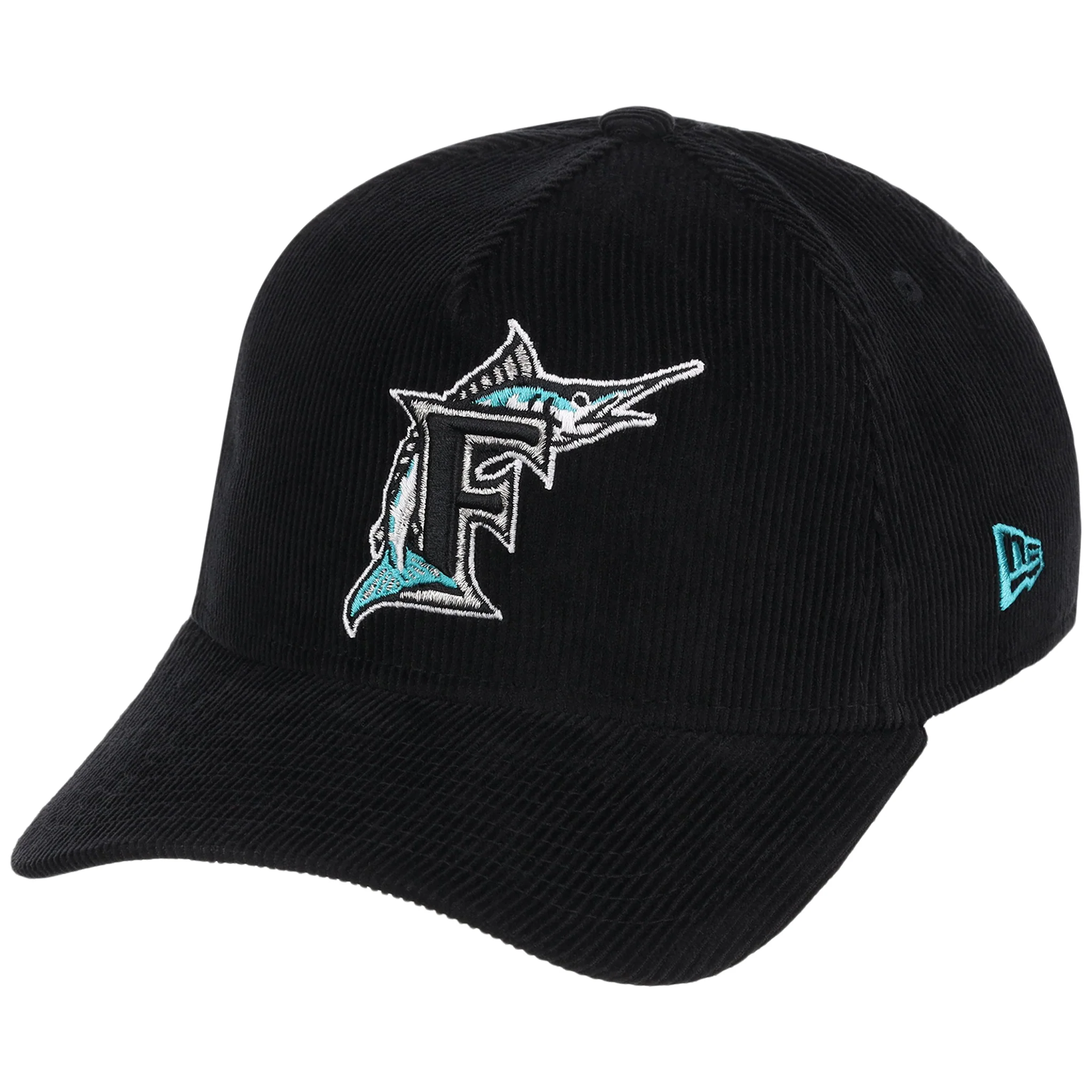 Florida Marlins MLB Black Cord New Era 9FORTY 4 Florida Marlins MLB Black Cord New Era 9FORTY