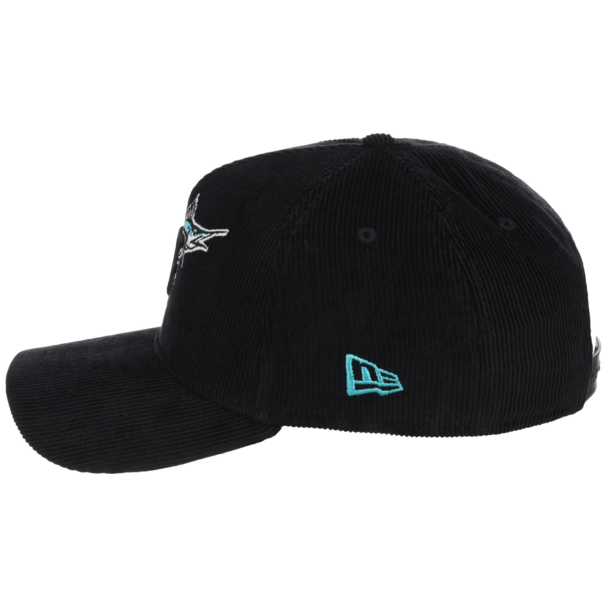 Florida Marlins MLB Black Cord New Era 9FORTY 6 Florida Marlins MLB Black Cord New Era 9FORTY