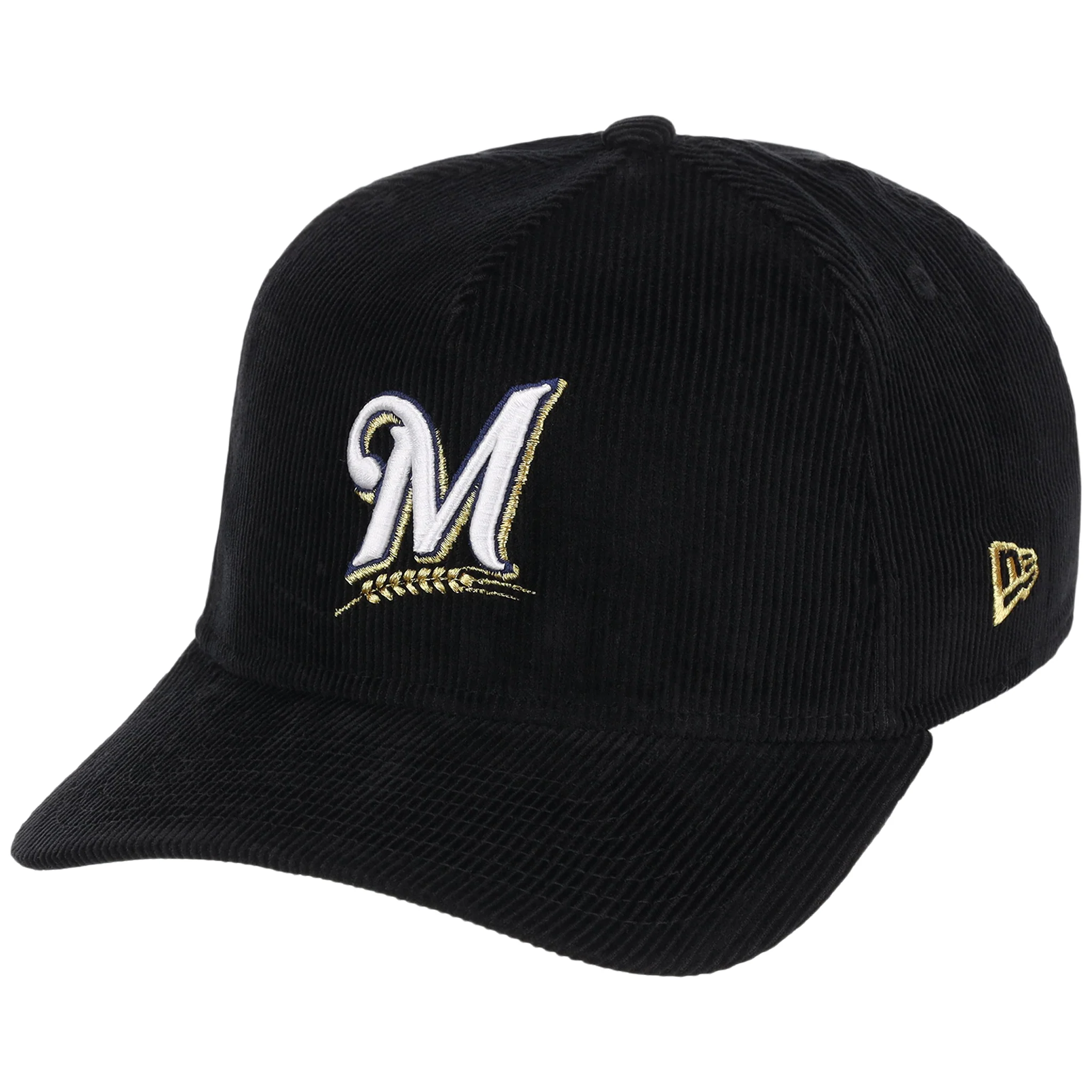 Milwaukee Brewers MLB Black Cord New Era 9FORTY 4 Milwaukee Brewers MLB Black Cord New Era 9FORTY