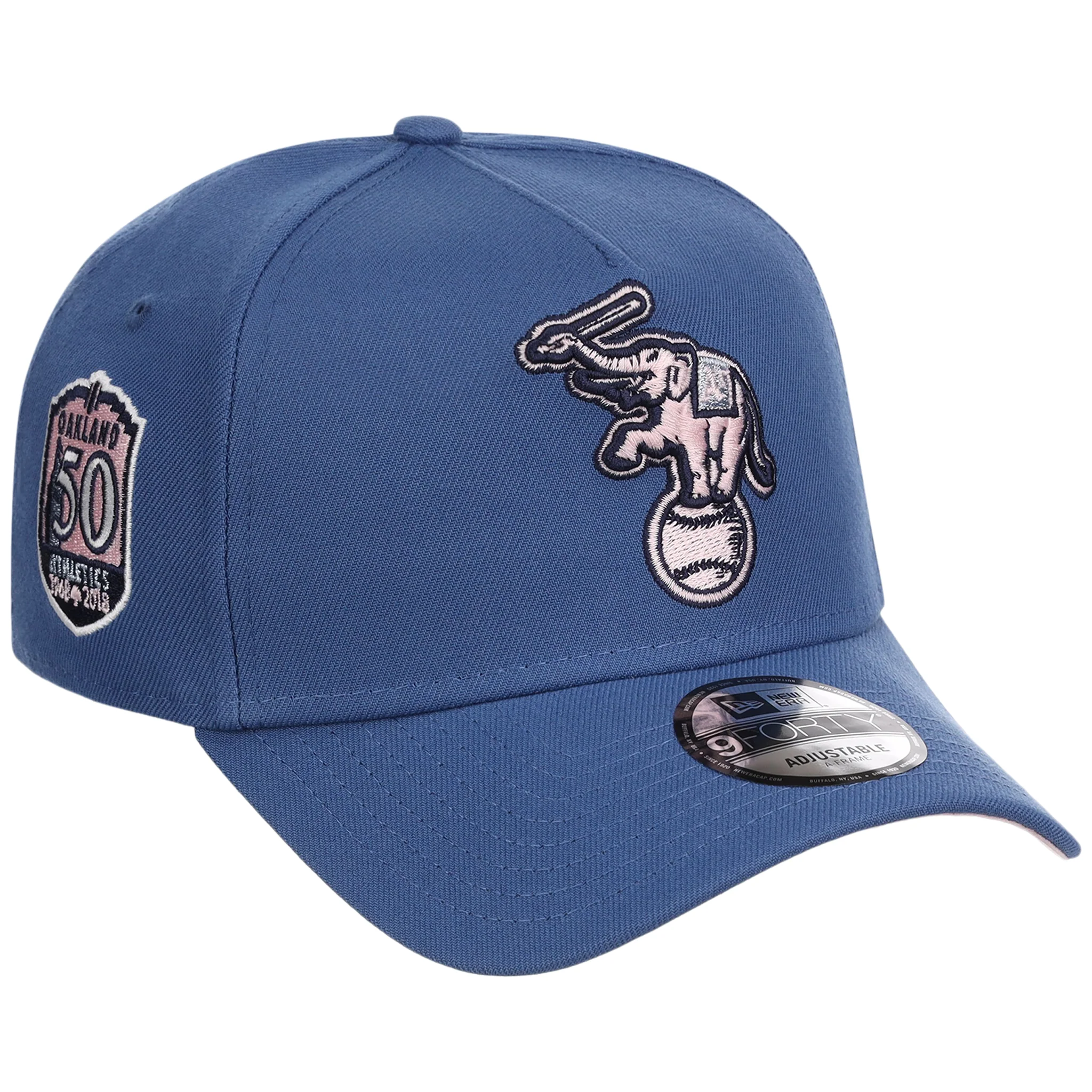 Oakland Athletics MLB Pink Indigo New Era 9FORTY 1 Oakland Athletics MLB Pink Indigo New Era 9FORTY