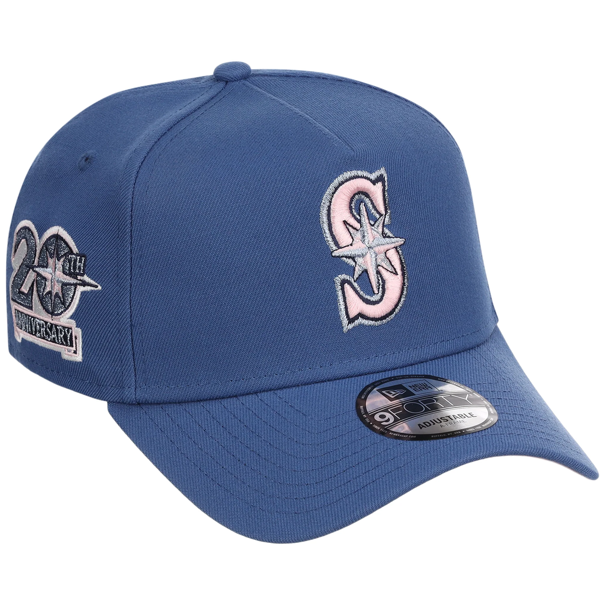 Seattle Mariners MLB Pink Indigo New Era 9FORTY 1 Seattle Mariners MLB Pink Indigo New Era 9FORTY