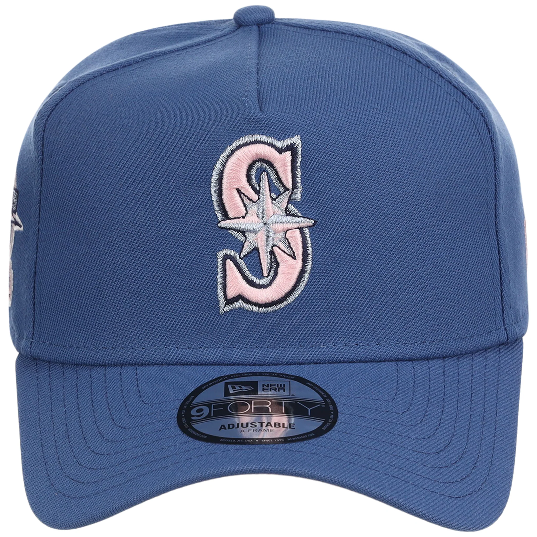 Seattle Mariners MLB Pink Indigo New Era 9FORTY 5 Seattle Mariners MLB Pink Indigo New Era 9FORTY
