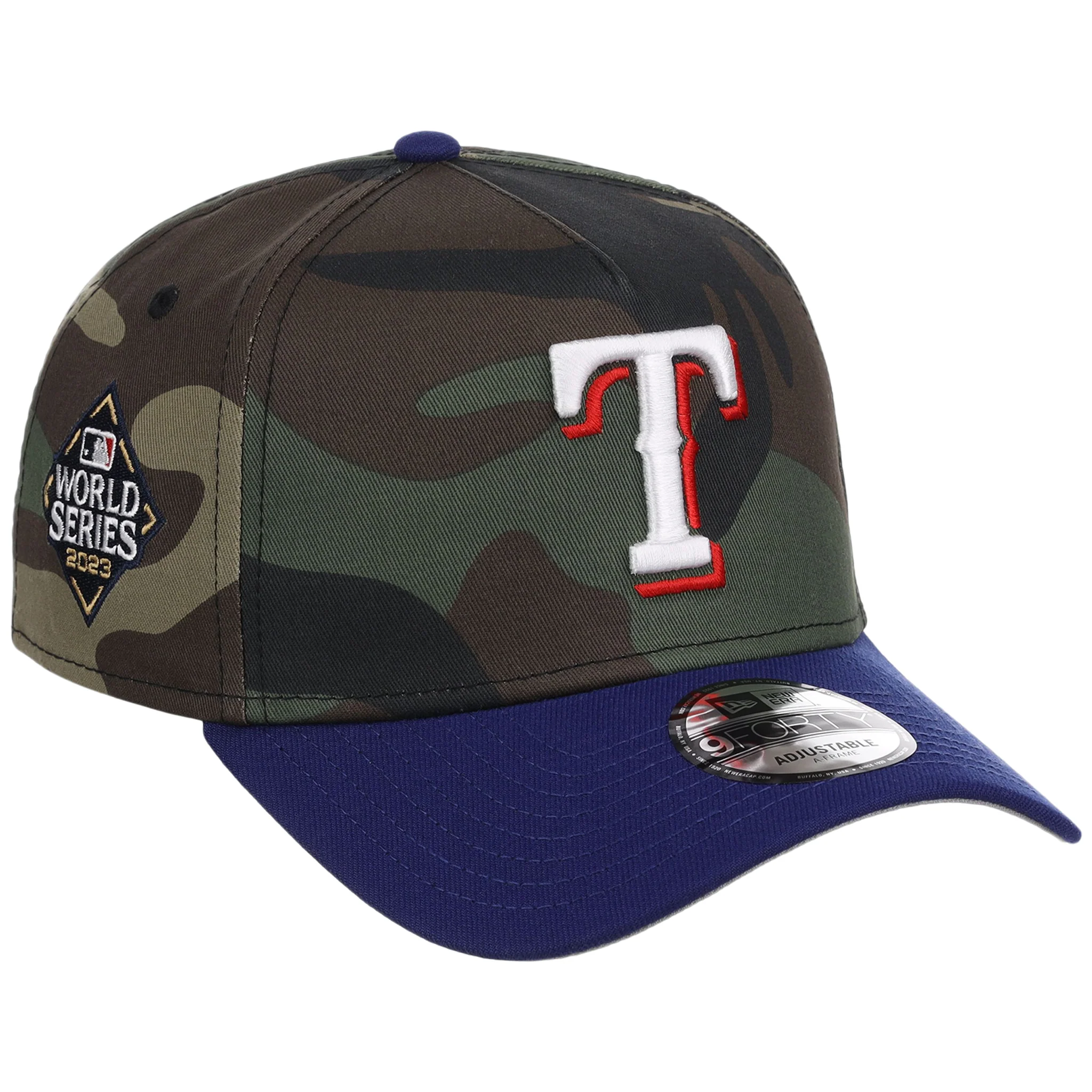 Texas Rangers MLB Woodland Contrast New Era 9FORTY