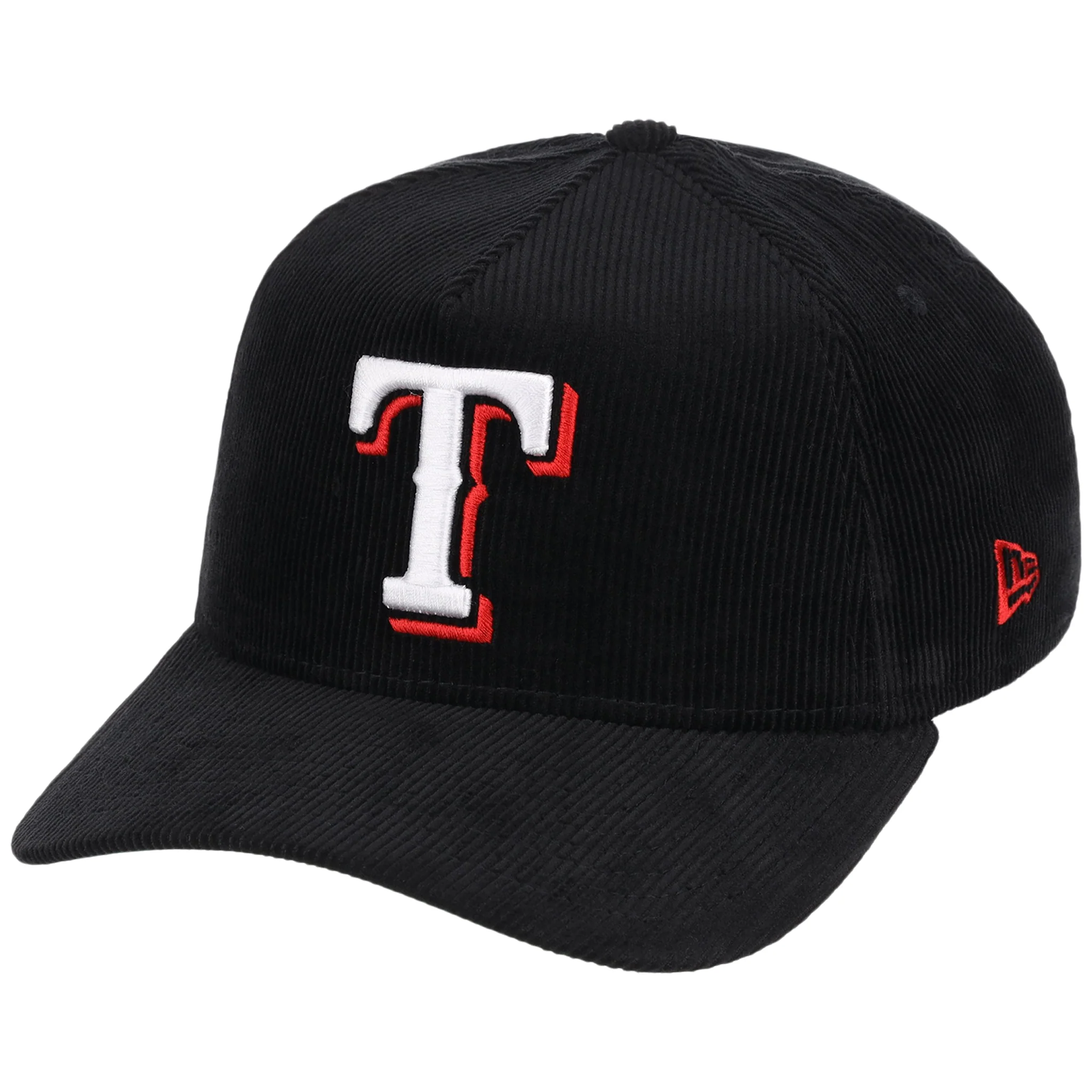 Texas Rangers MLB Black Cord New Era 9FORTY 4 Texas Rangers MLB Black Cord New Era 9FORTY