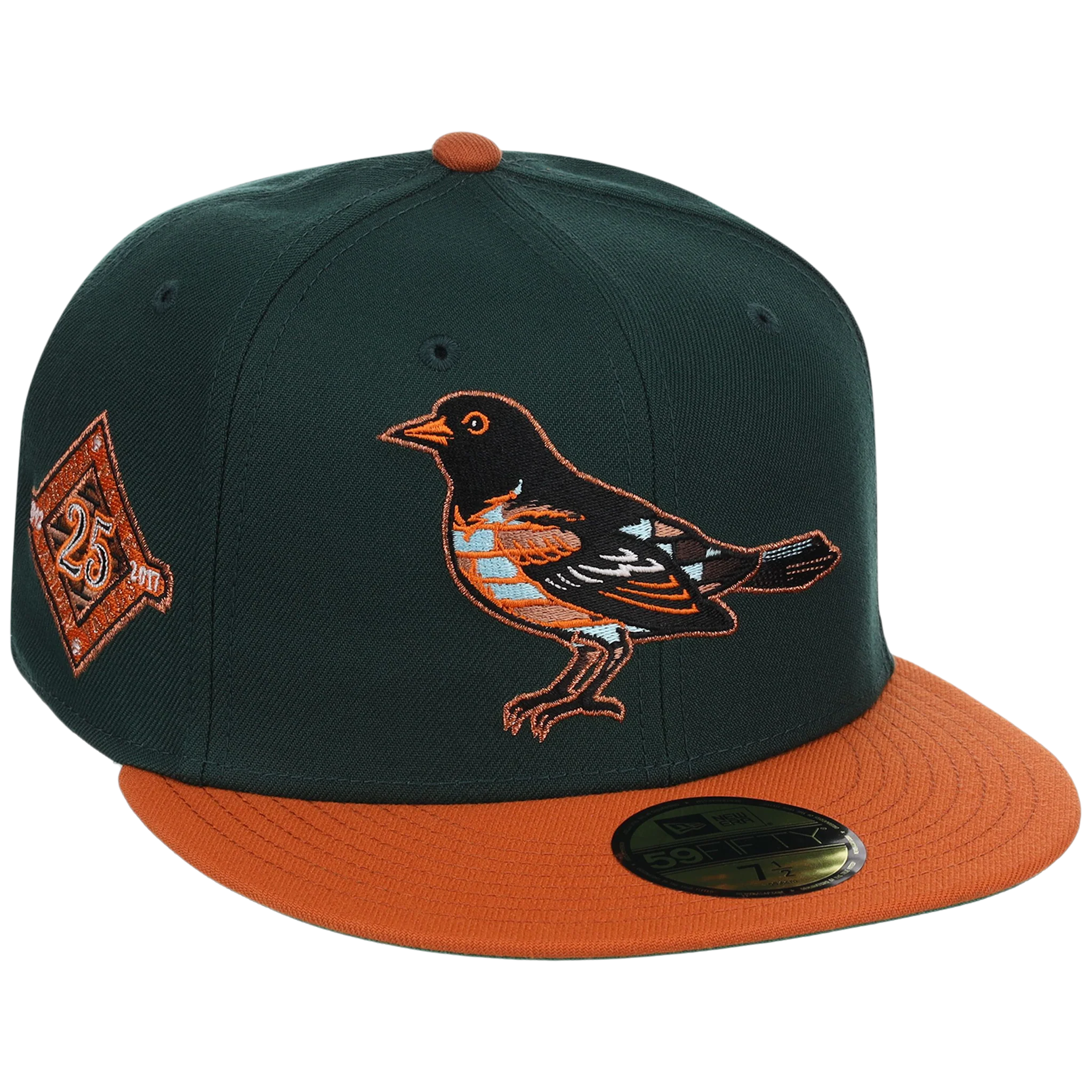 Baltimore Orioles Friday Flux New Era 59FIFTY (Dark Green/Orange)