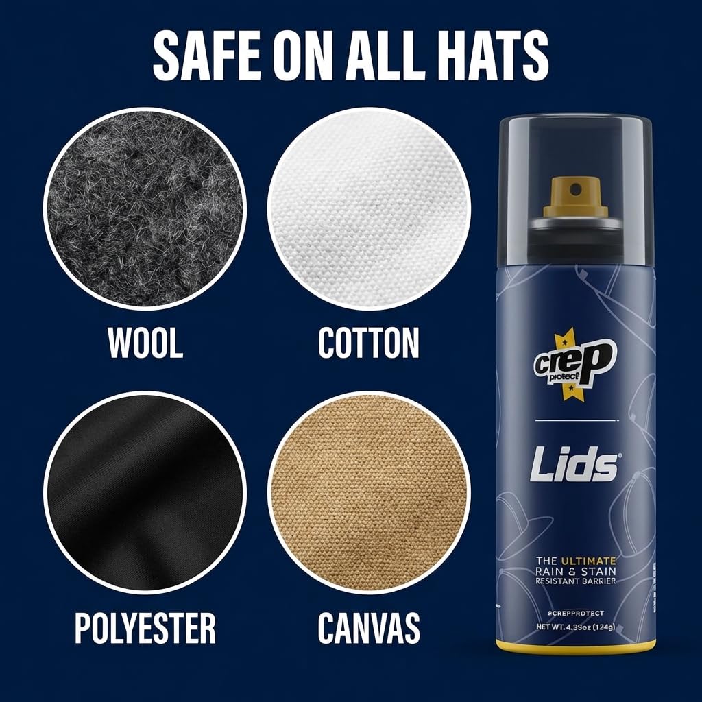 Hat Rain & Stain Waterproof Protection Spray 4.39 Fl oz 3 Hat Rain & Stain Waterproof Protection Spray 4.39 Fl oz