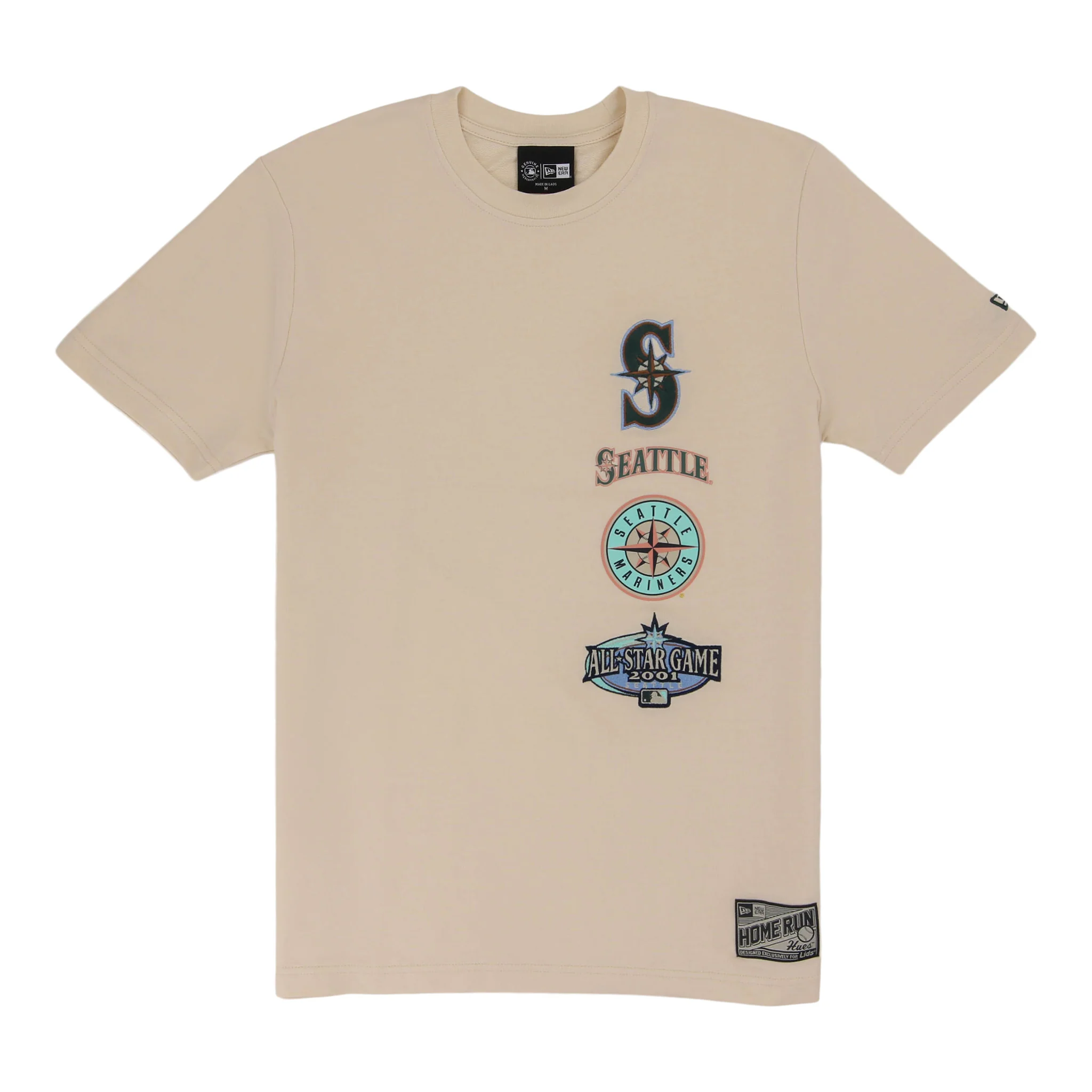 Seattle Mariners Spring Color Collection New Era Stacked Tee