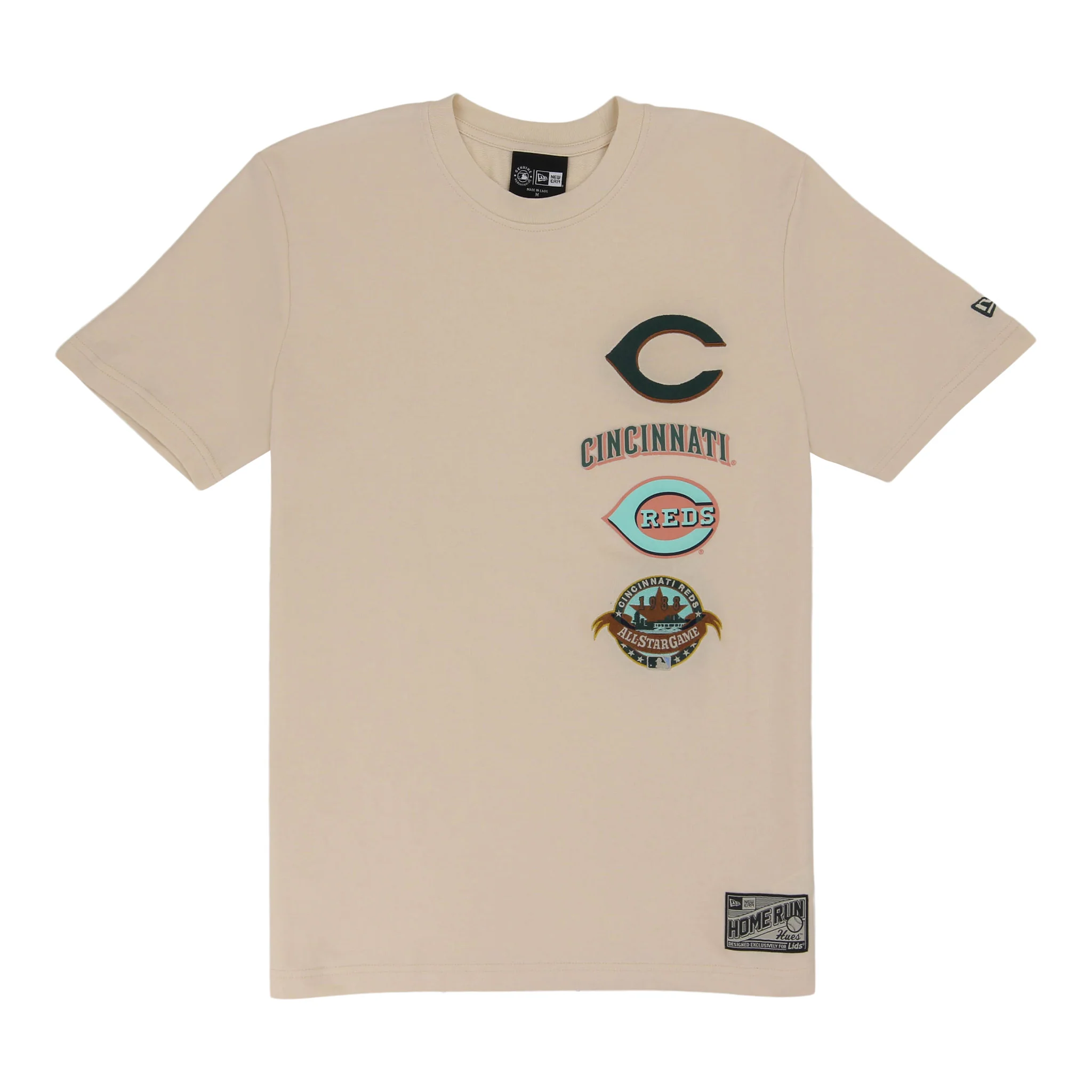 Cincinnati Reds Spring Color Collection New Era Stacked Tee