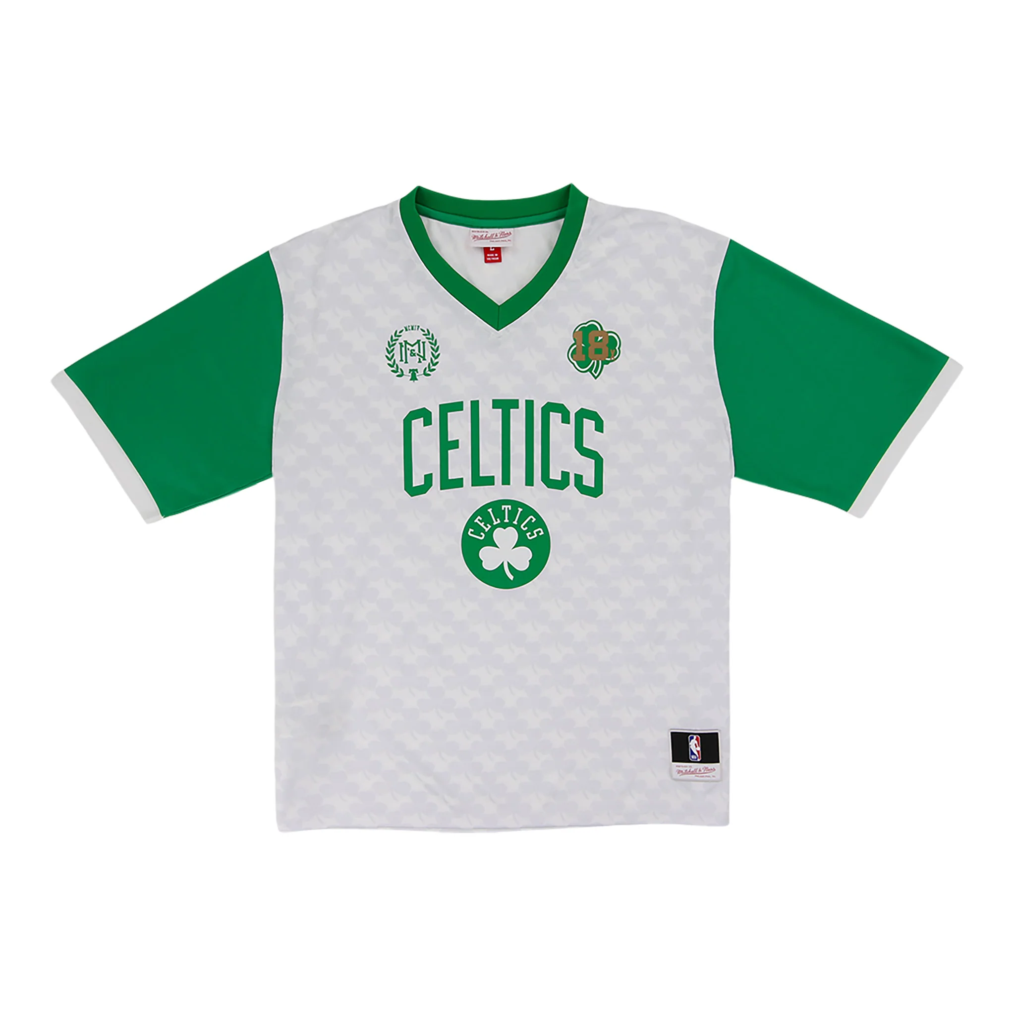 Boston Celtics NBA Goal Line Soccer Jersey Mitchell & Ness Collection