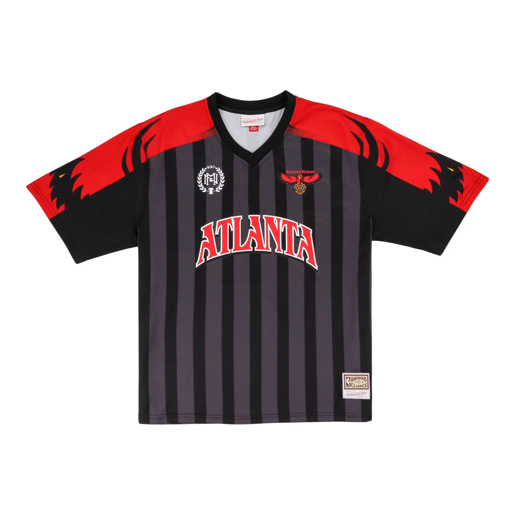 Atlanta Hawks NBA Goal Line Soccer Jersey Mitchell & Ness Collection