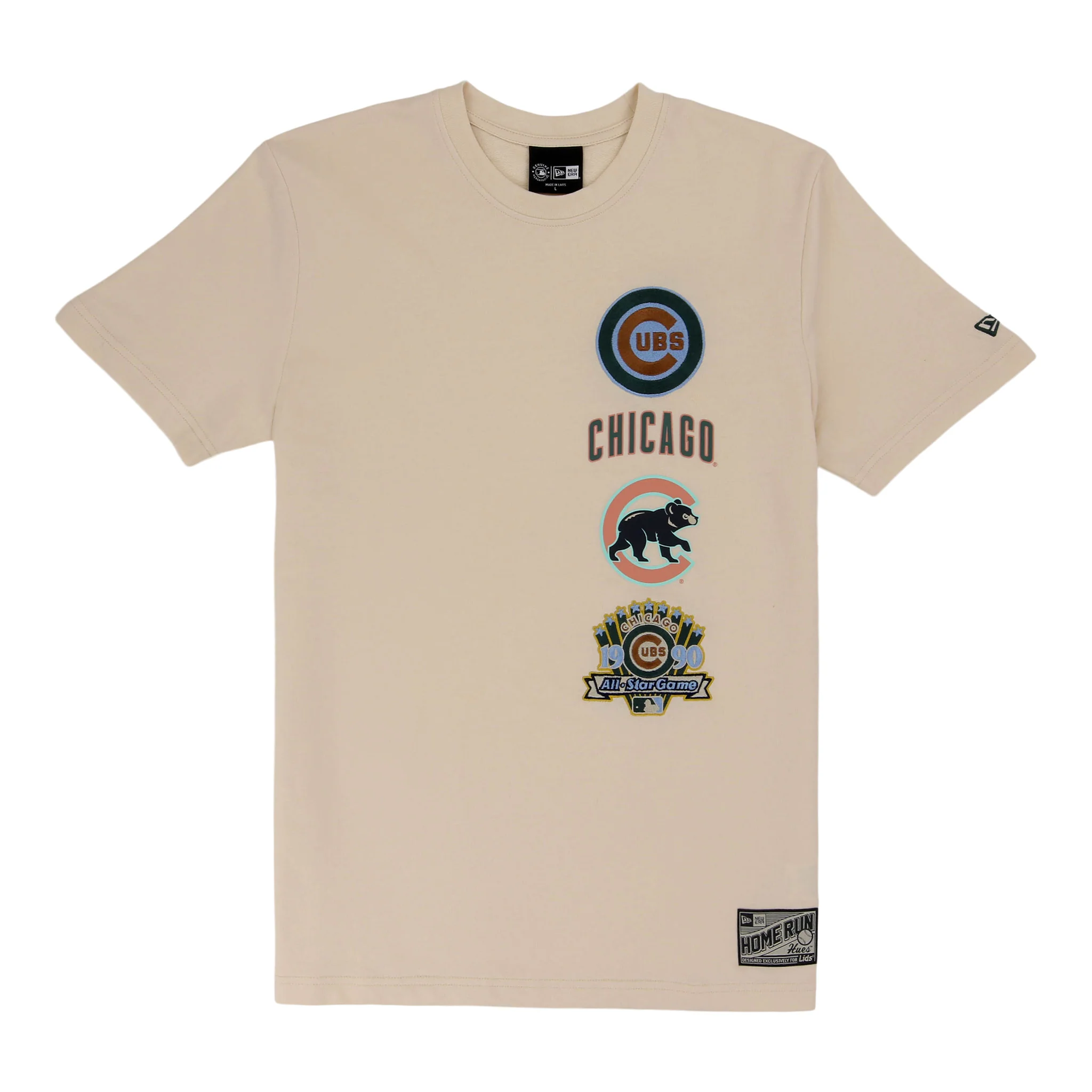 Chicago Cubs Spring Color Collection New Era Stacked Tee