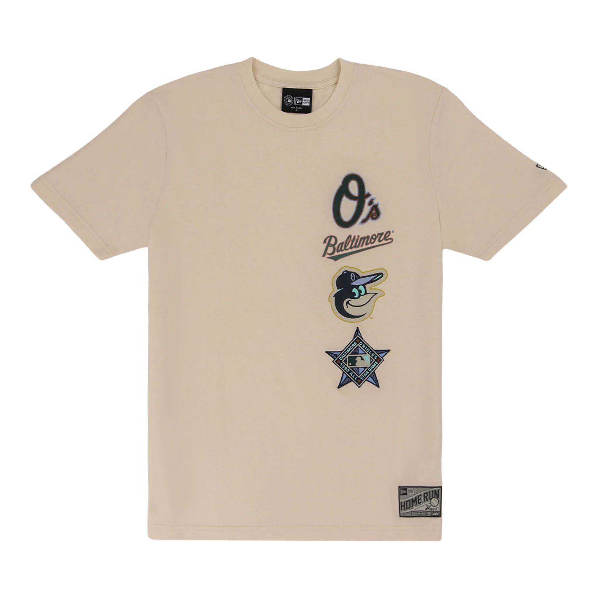 Baltimore Orioles Spring Color Collection New Era Stacked Tee