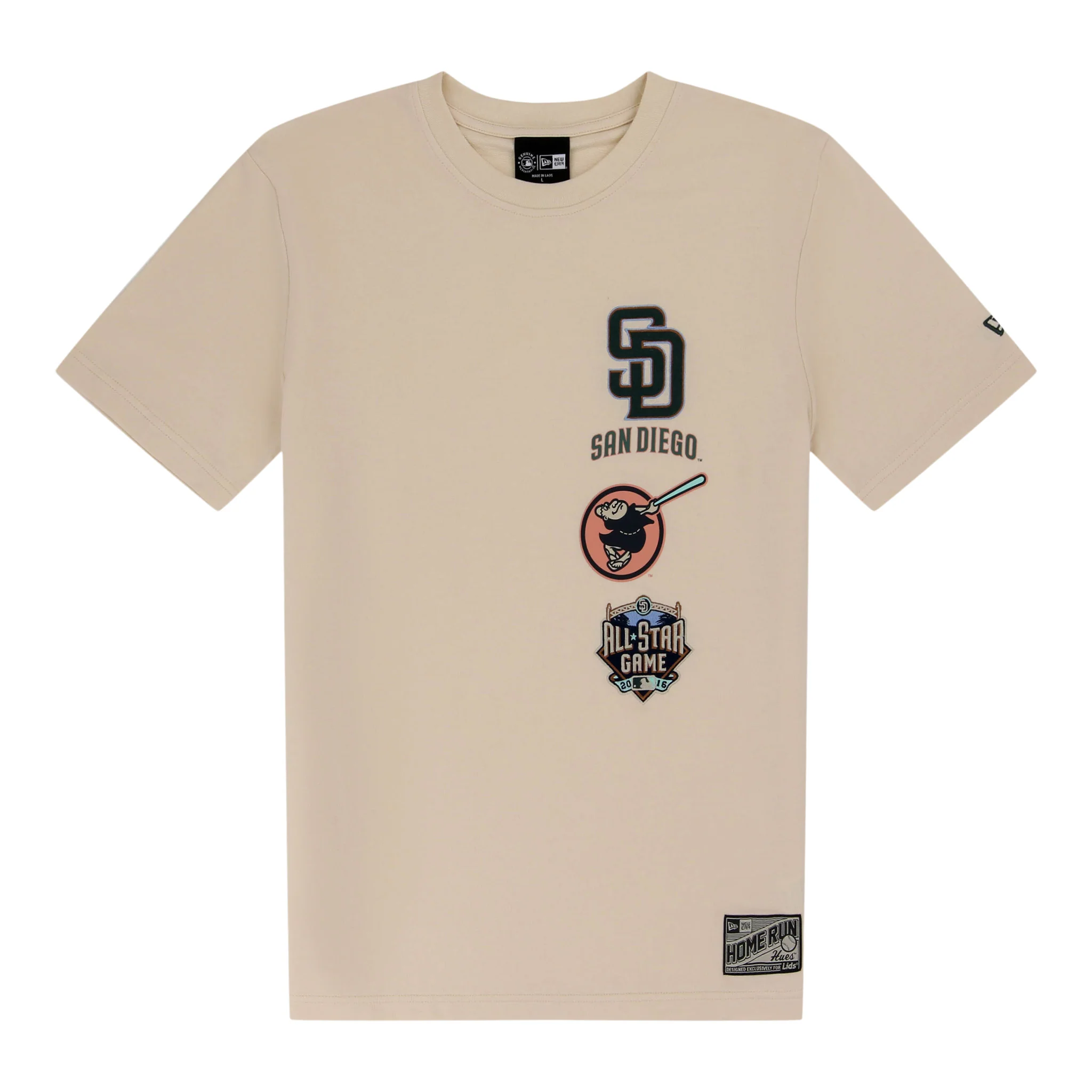 San Diego Padres Spring Color Collection New Era Stacked Tee
