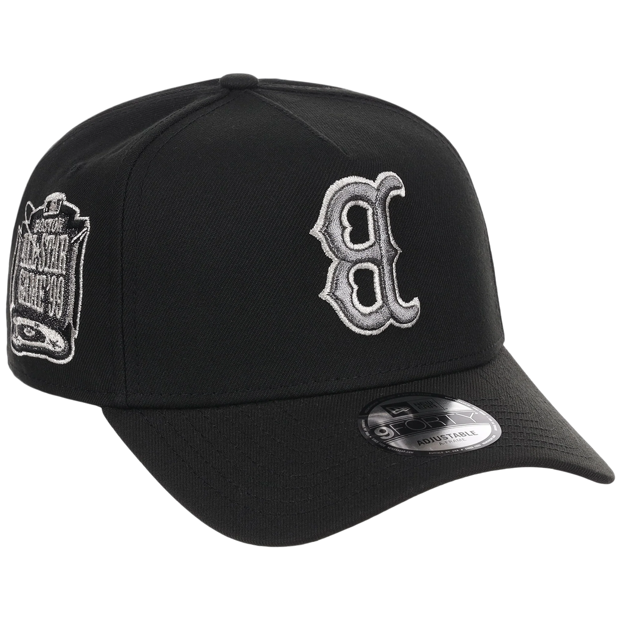 Boston Red Sox MLB Flipmode 2.0 Liquid Titanium New Era 9FORTY A-Frame (Black/Black/Gray)