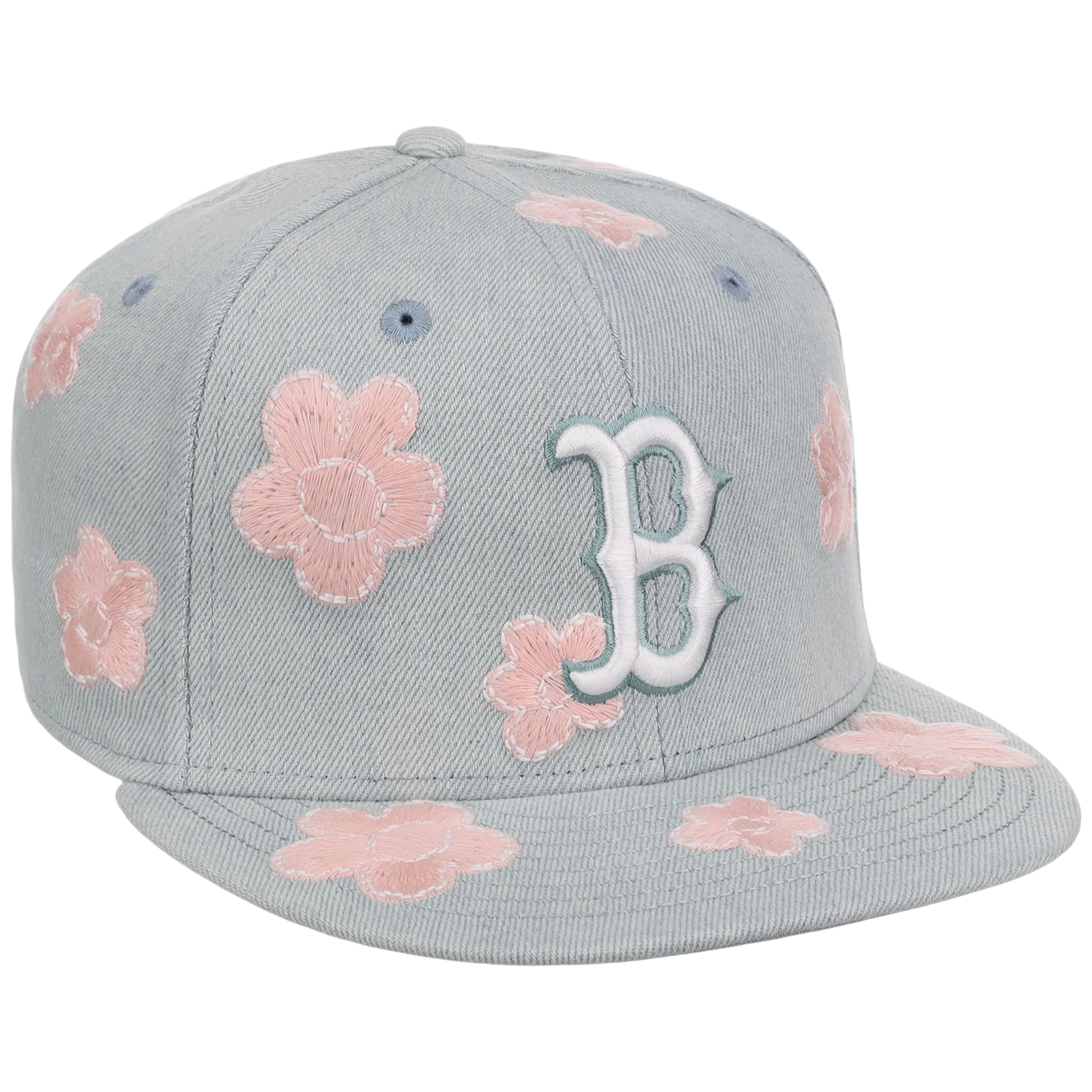 Boston Red Sox MLB Denim Flower New Era 59FIFTY