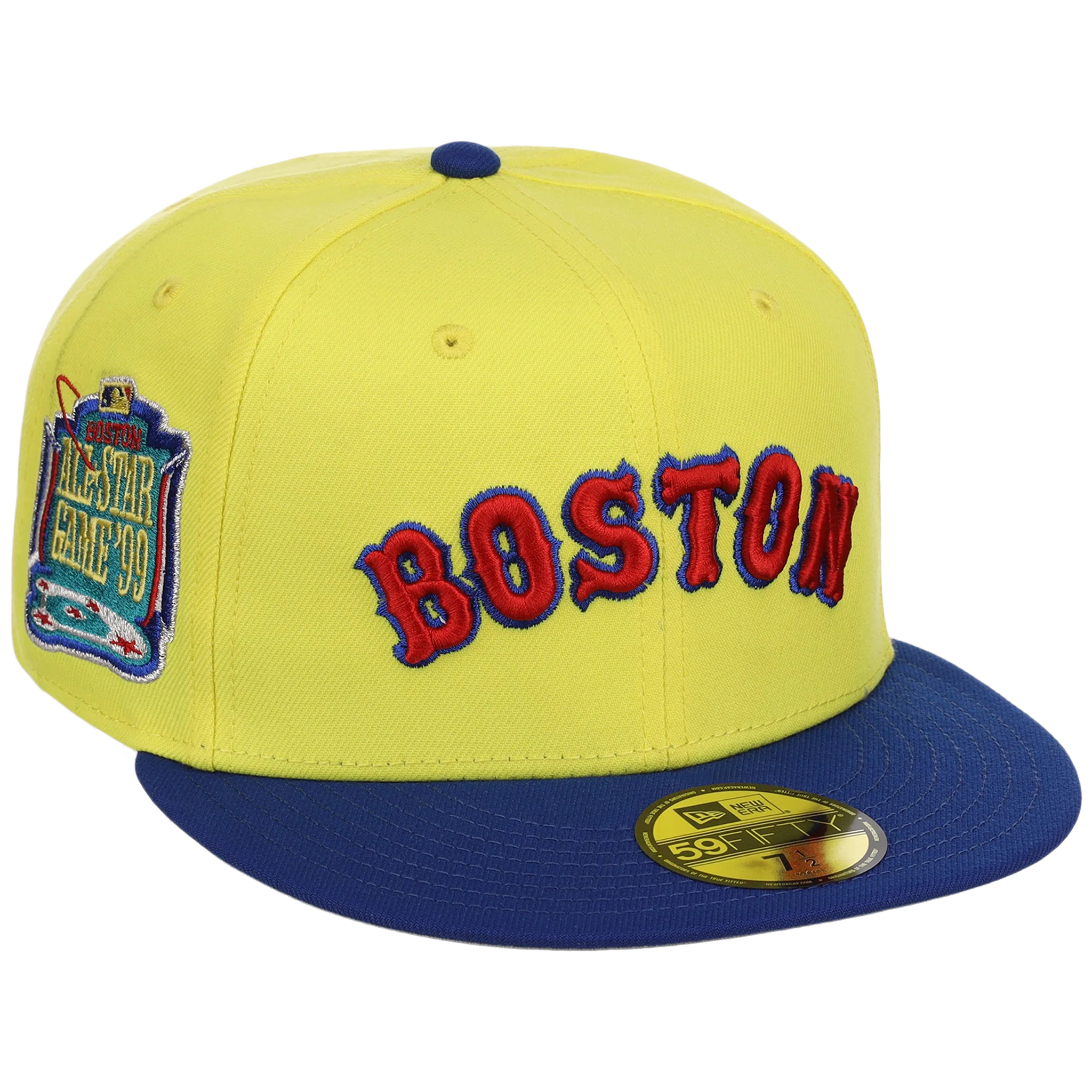 Boston Red Sox Iron Czar New Era 59FIFTY (Yellow/Blue)